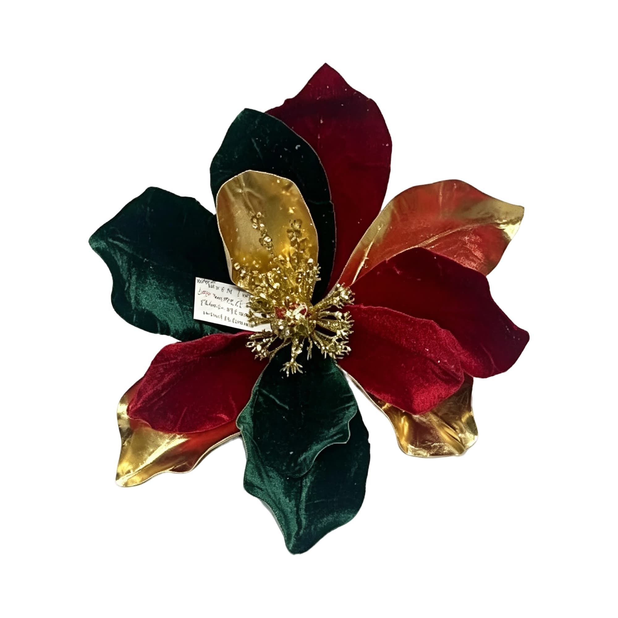 Christmas Fabric Flower Head — image 1