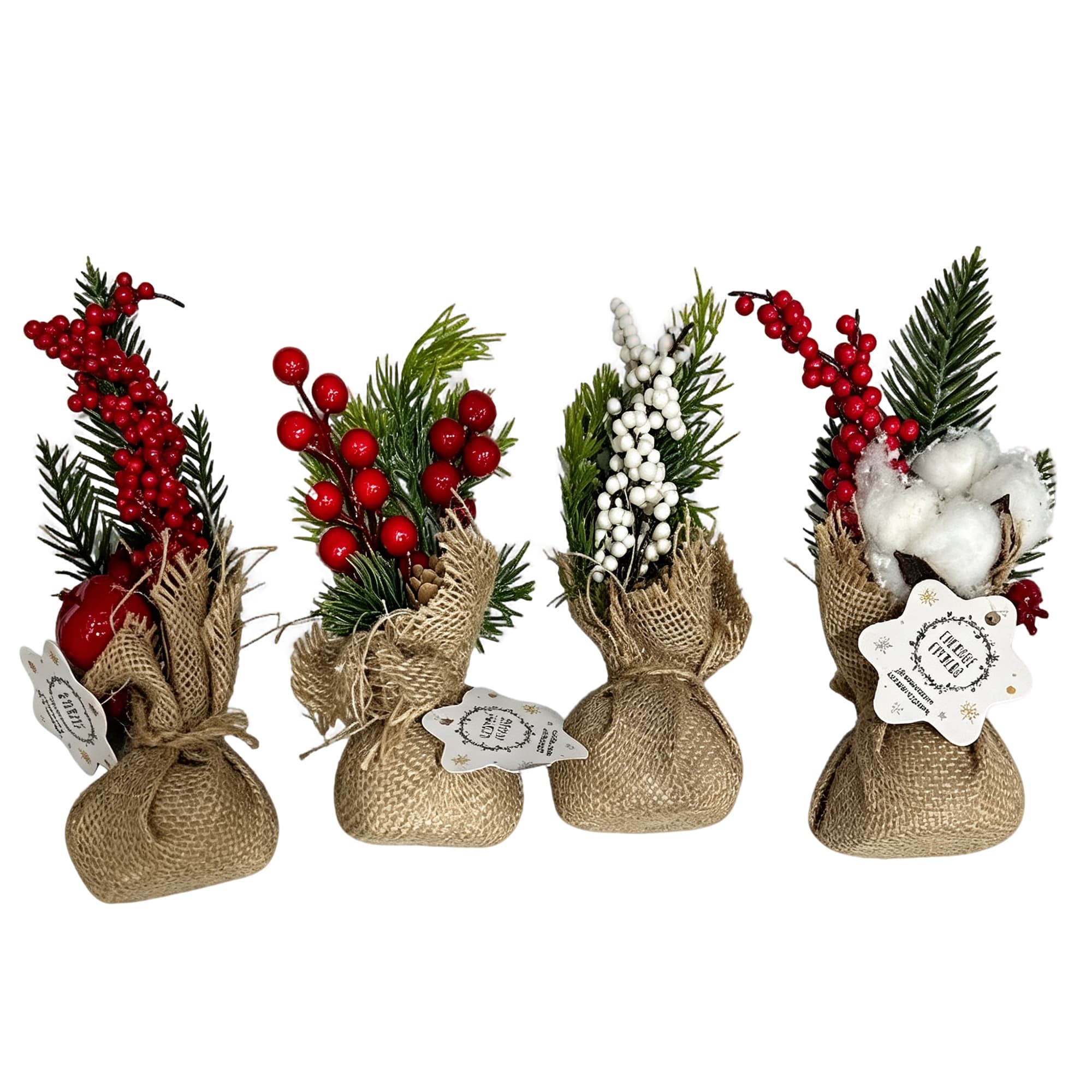 Christmas Ready-Stock 4-Cluster Decor