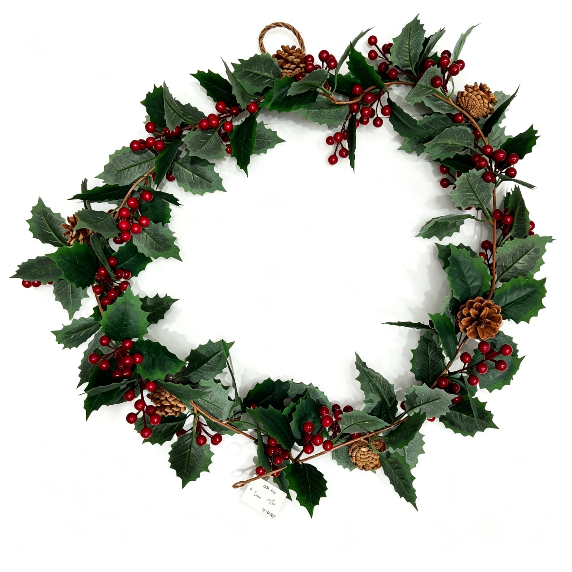 Christmas Berry Leaf Pinecone Long Garland