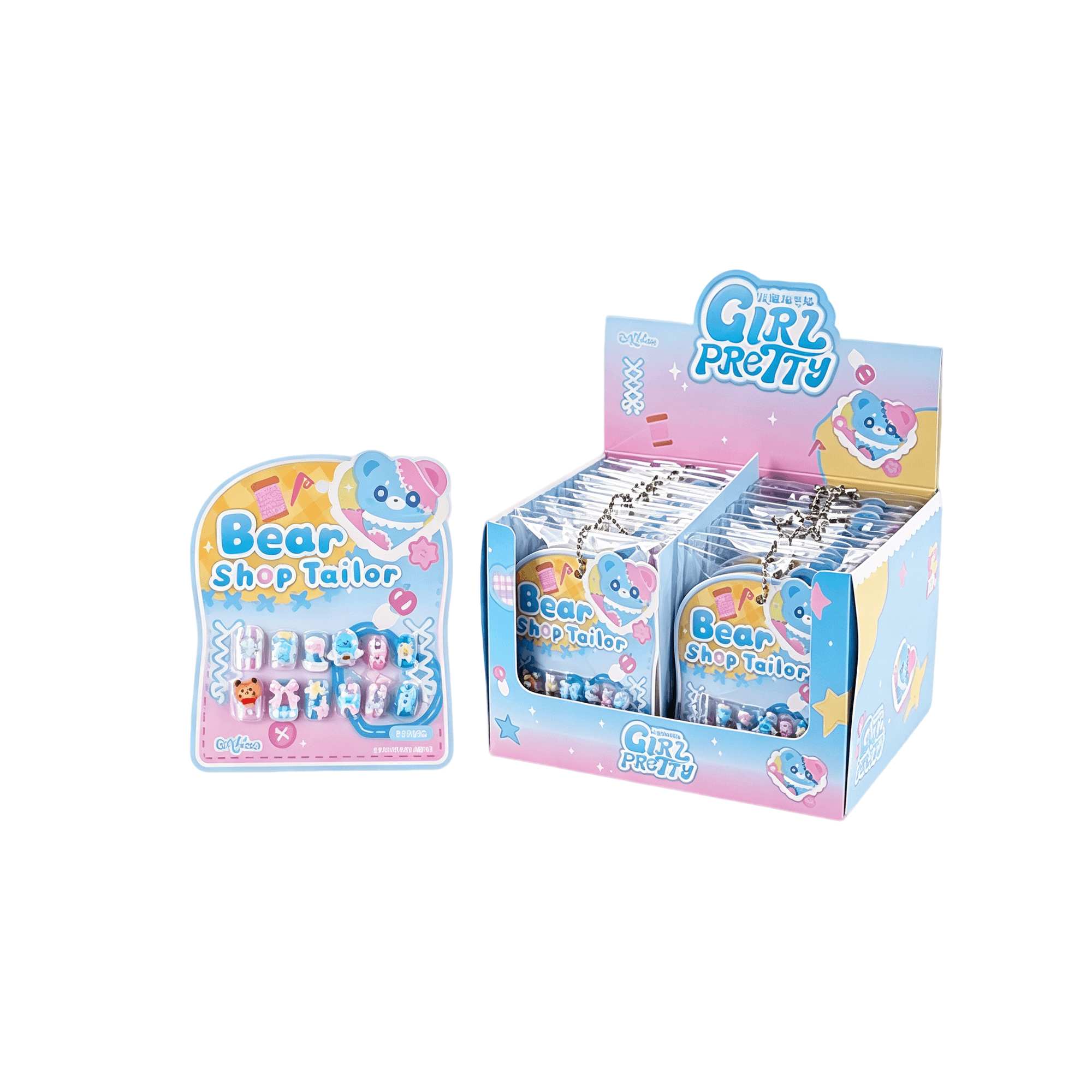 Kids Nail Stickers-Little Bear Tailor Shop