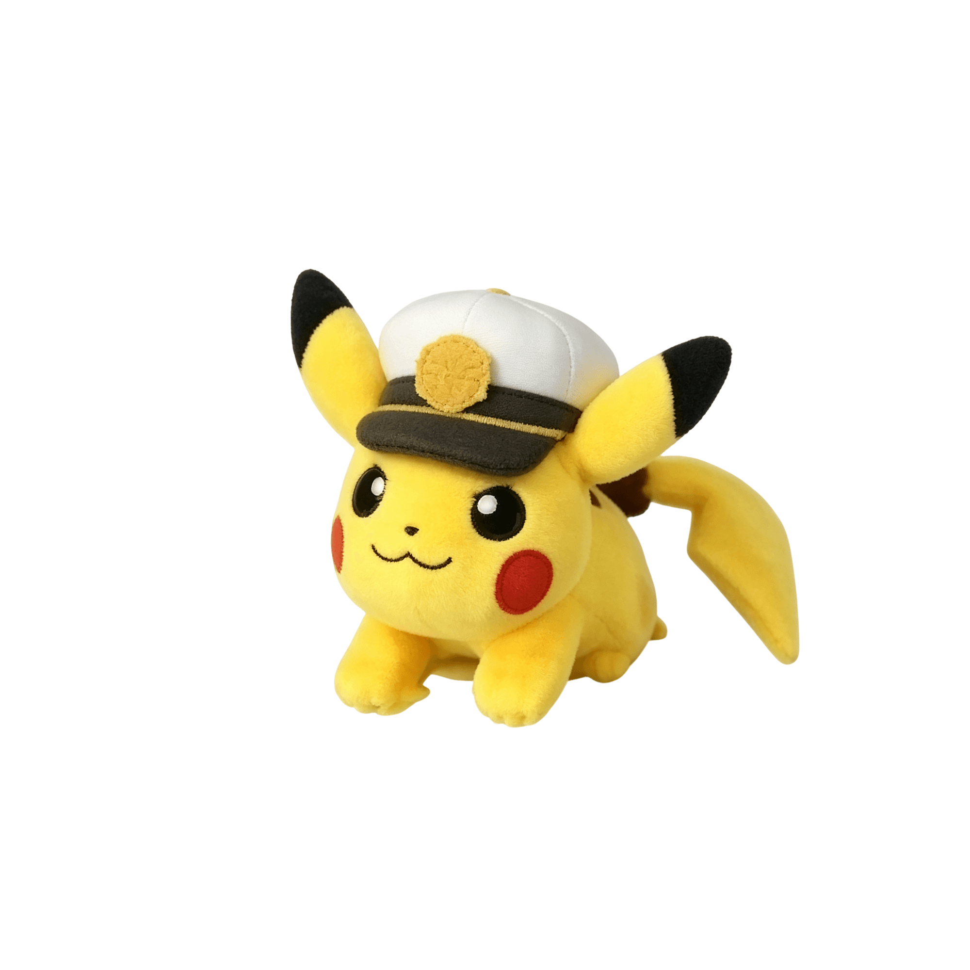 Plush Shoulder-Perched Captain Pikachu