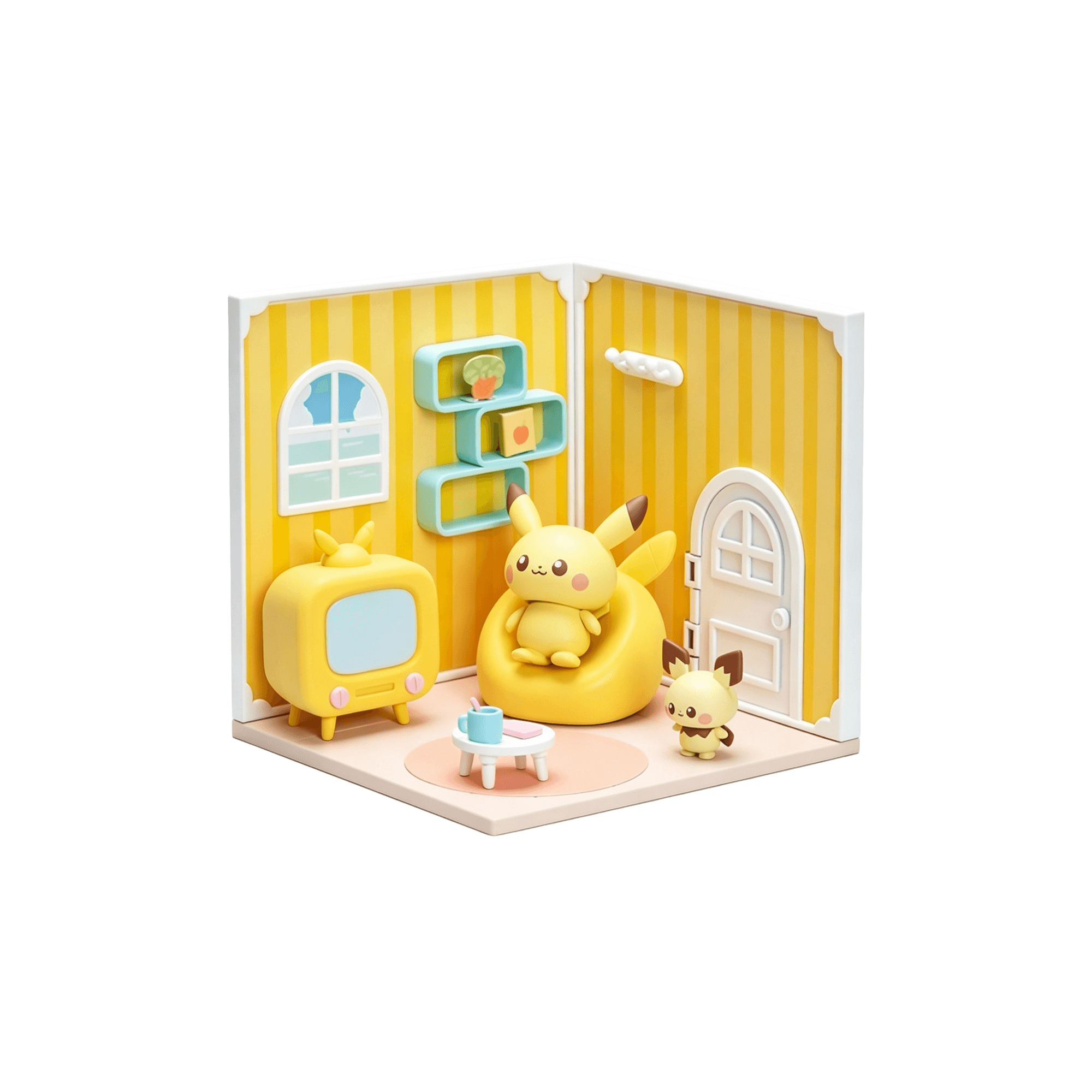 Pokepeace House-Living Room (Pikachu & Pichu) — image 1