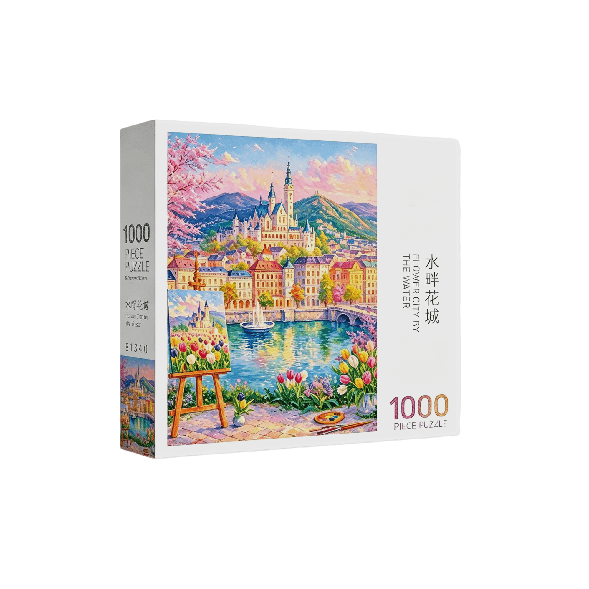 Puzzle Waterside Flower City — image 1
