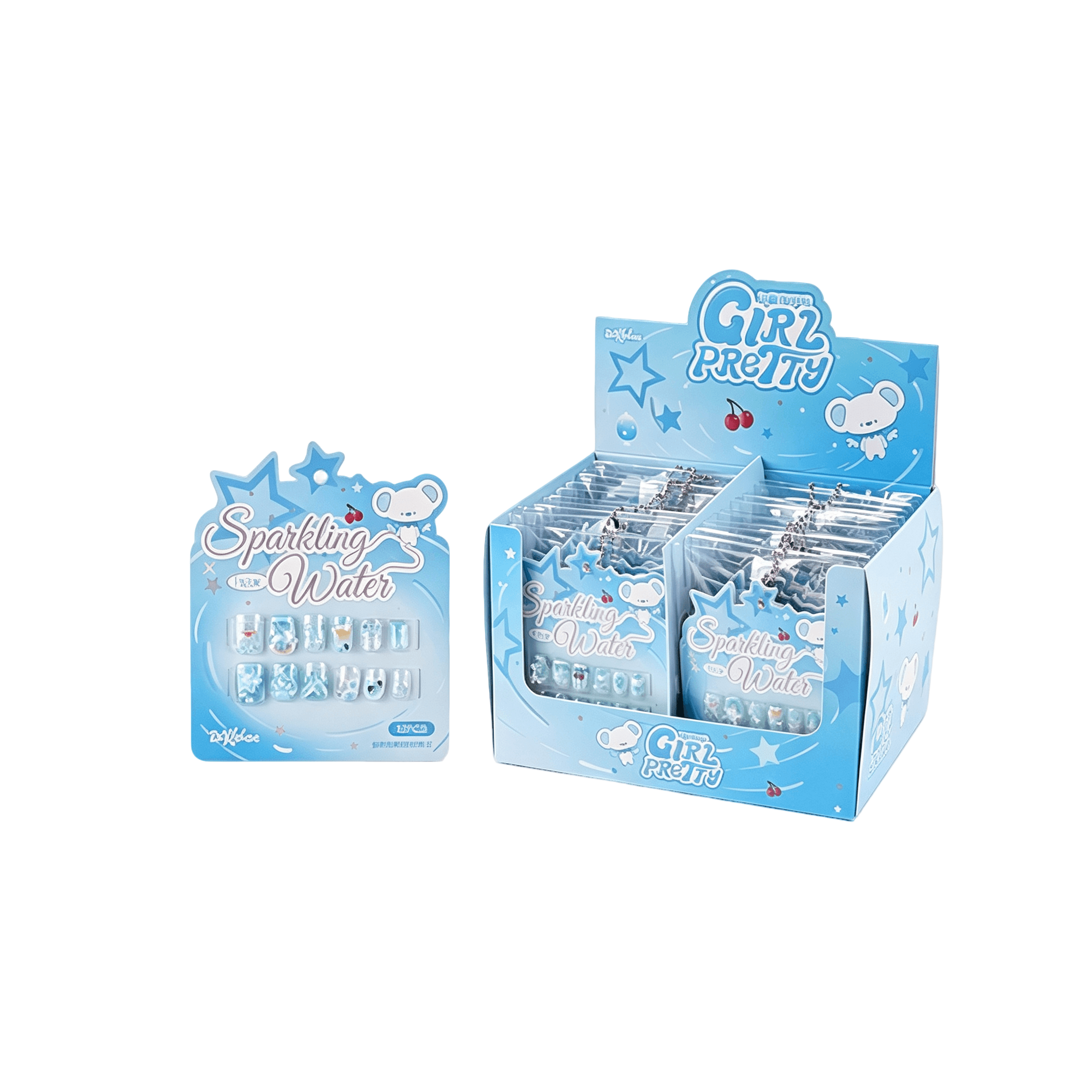 Kids Nail Stickers-Bear Soda