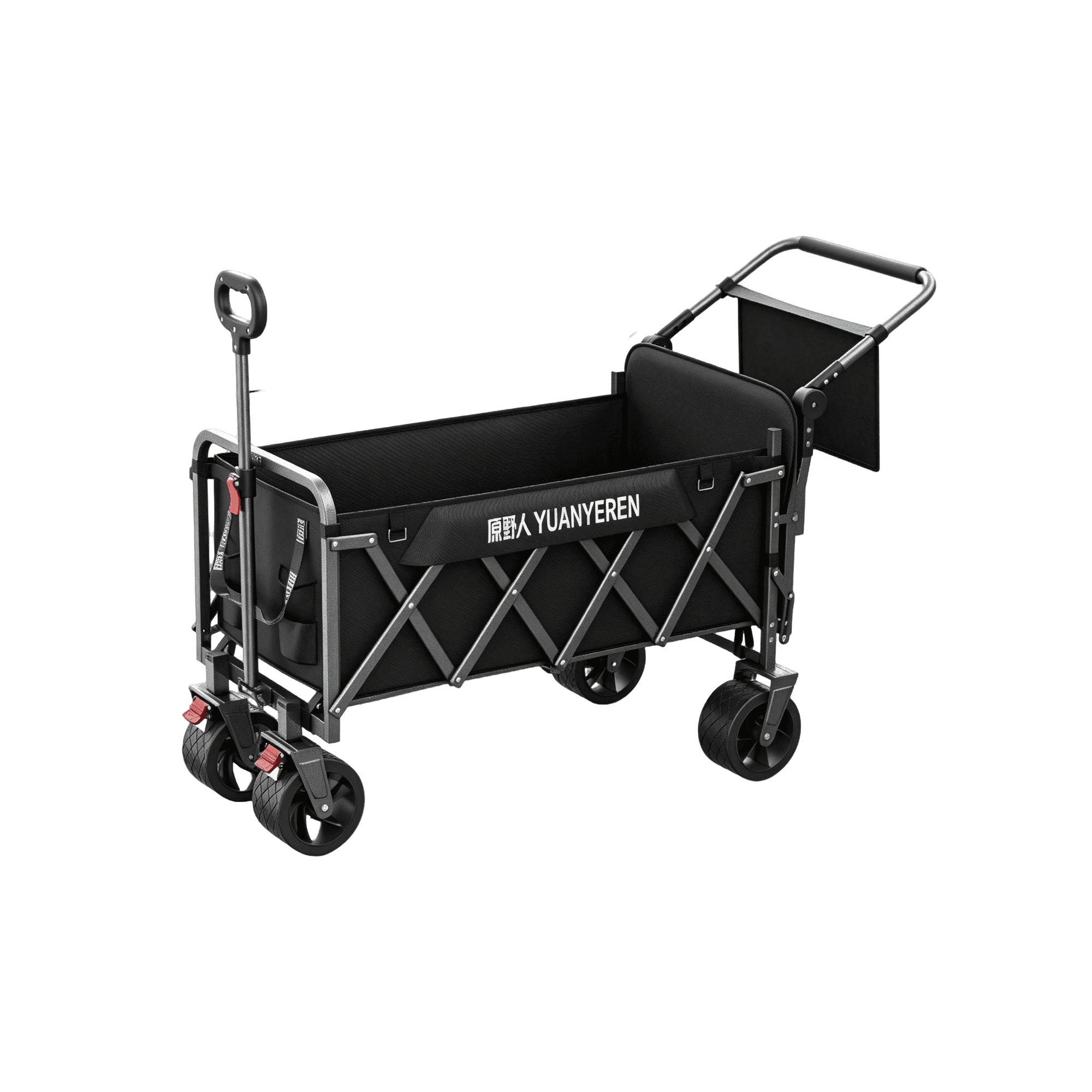 Model B Camping Wagon Silver Base with Black Print JBW-B-K06