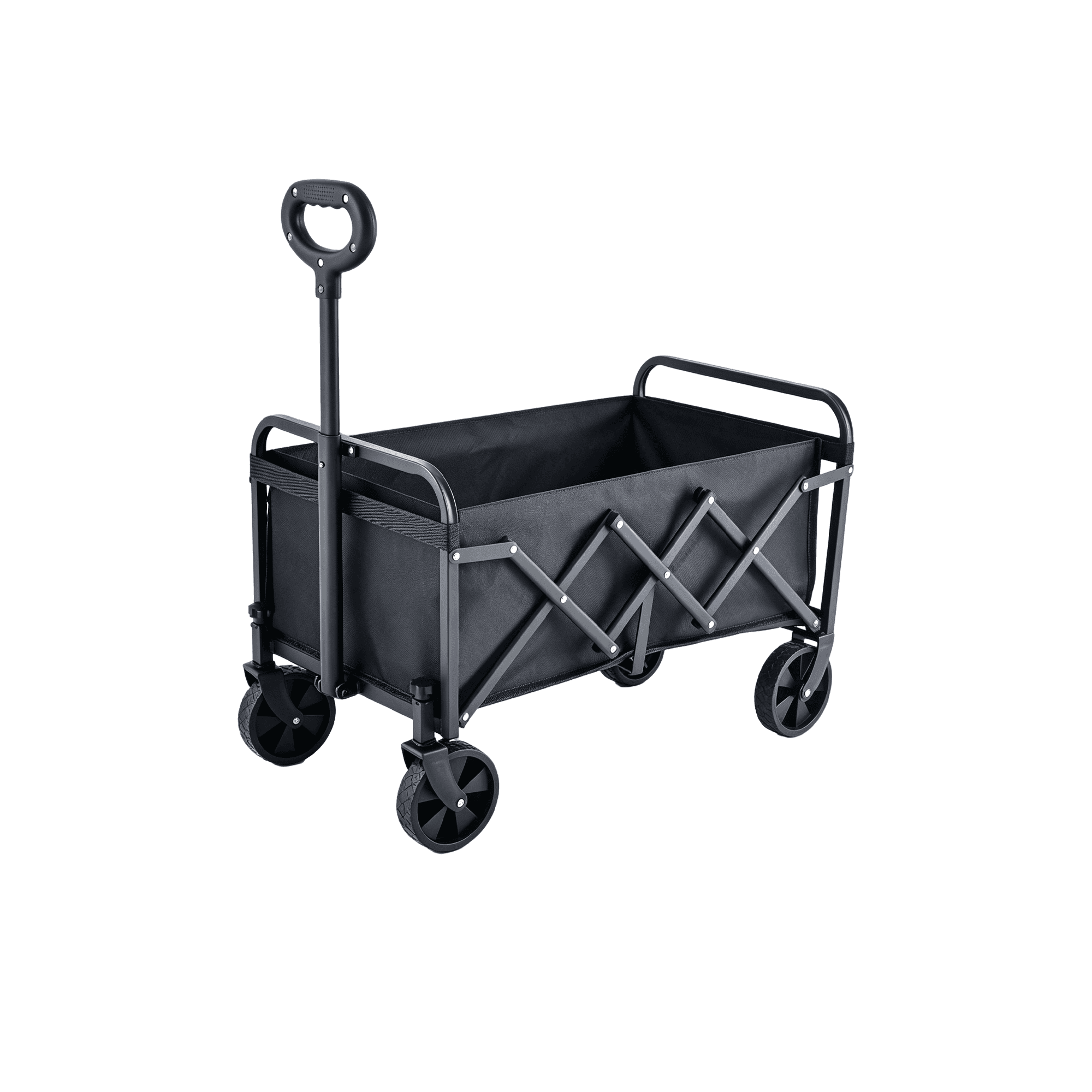 5-Inch Detachable Camping Wagon (Removable Pull Handle) Upgraded L-Shaped Fastener JBW-W01-06