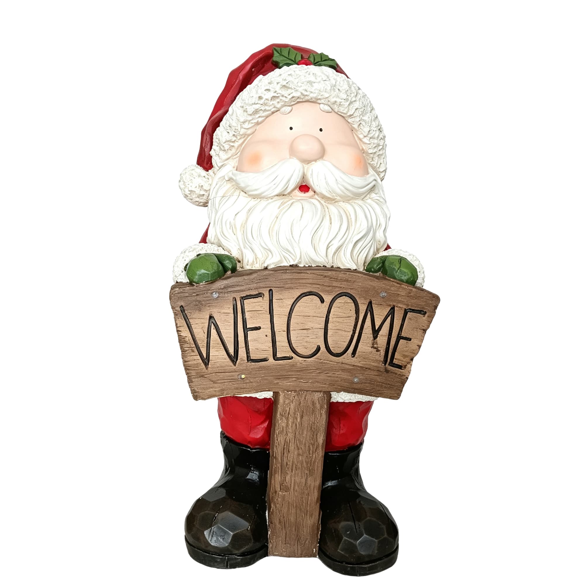 Welcome Sign With Santa