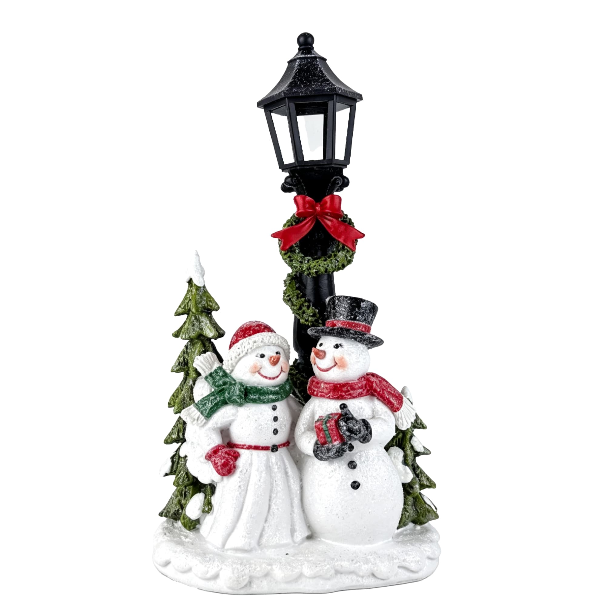 Snowman Street Lamp