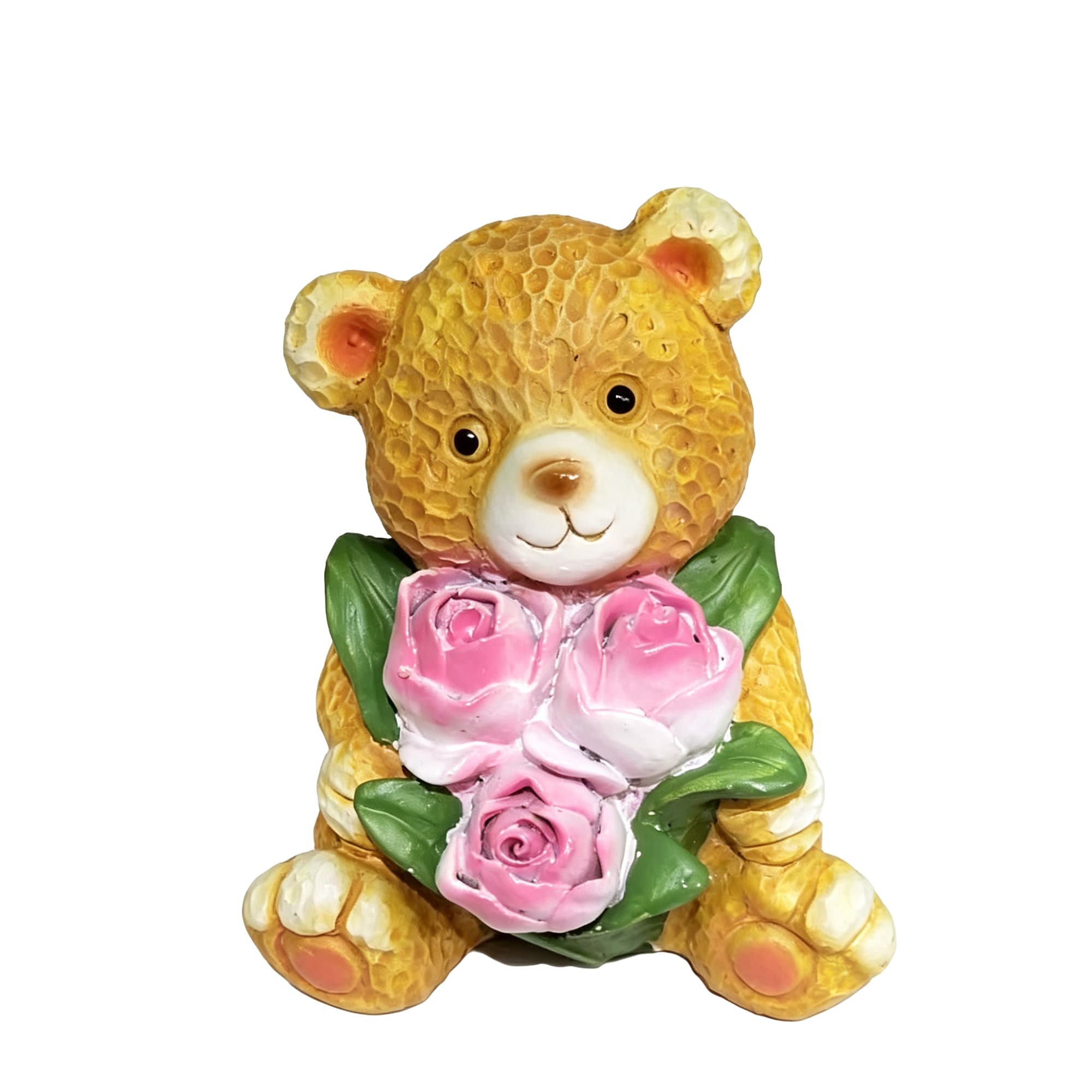 Bear Holding Bouquet