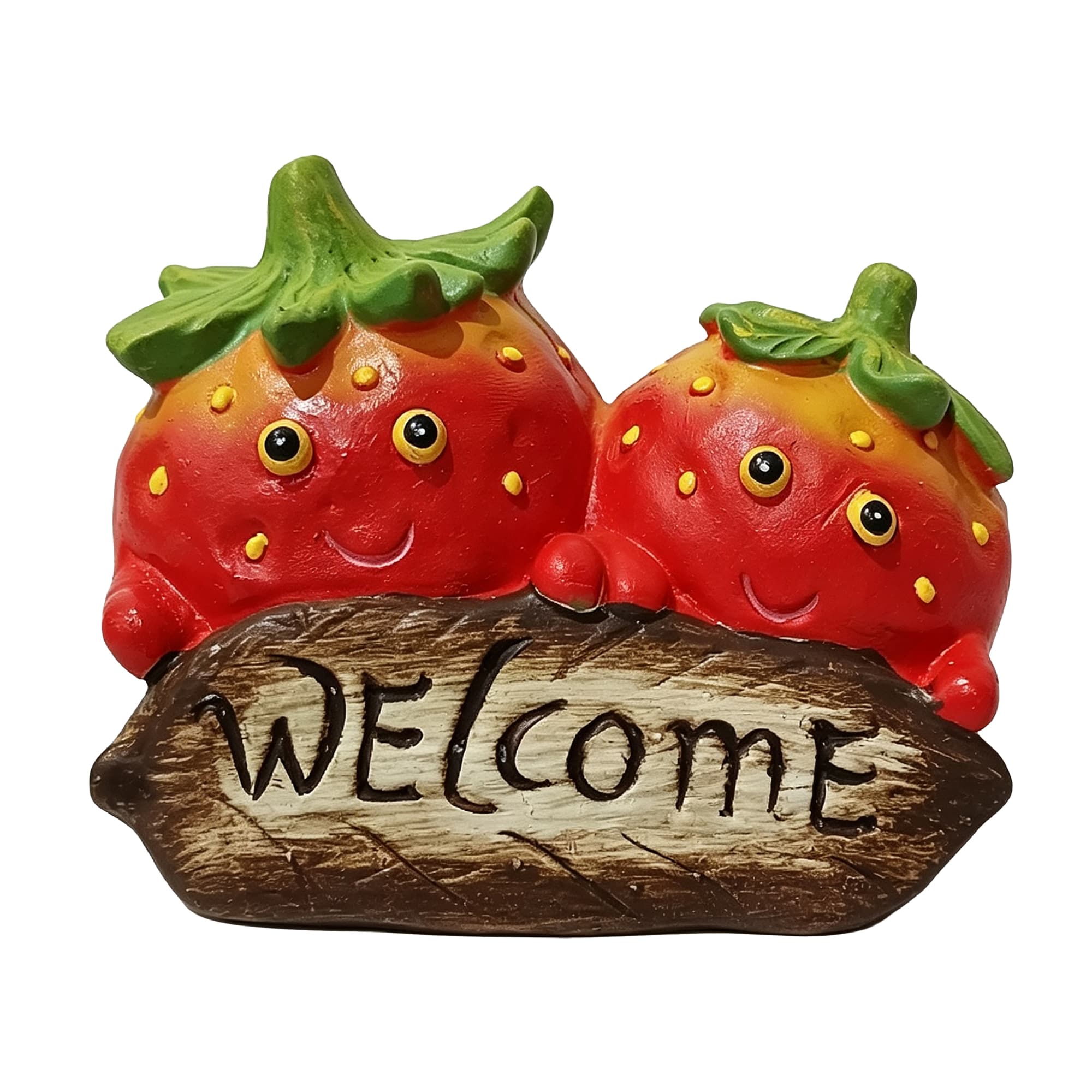 Welcome Sign With Strawberry — image 1