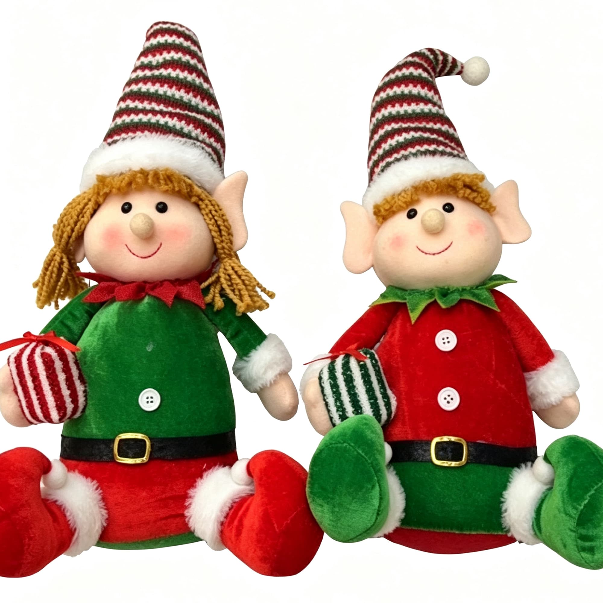 50cm Sitting Elf, Boy-Girl Mixed