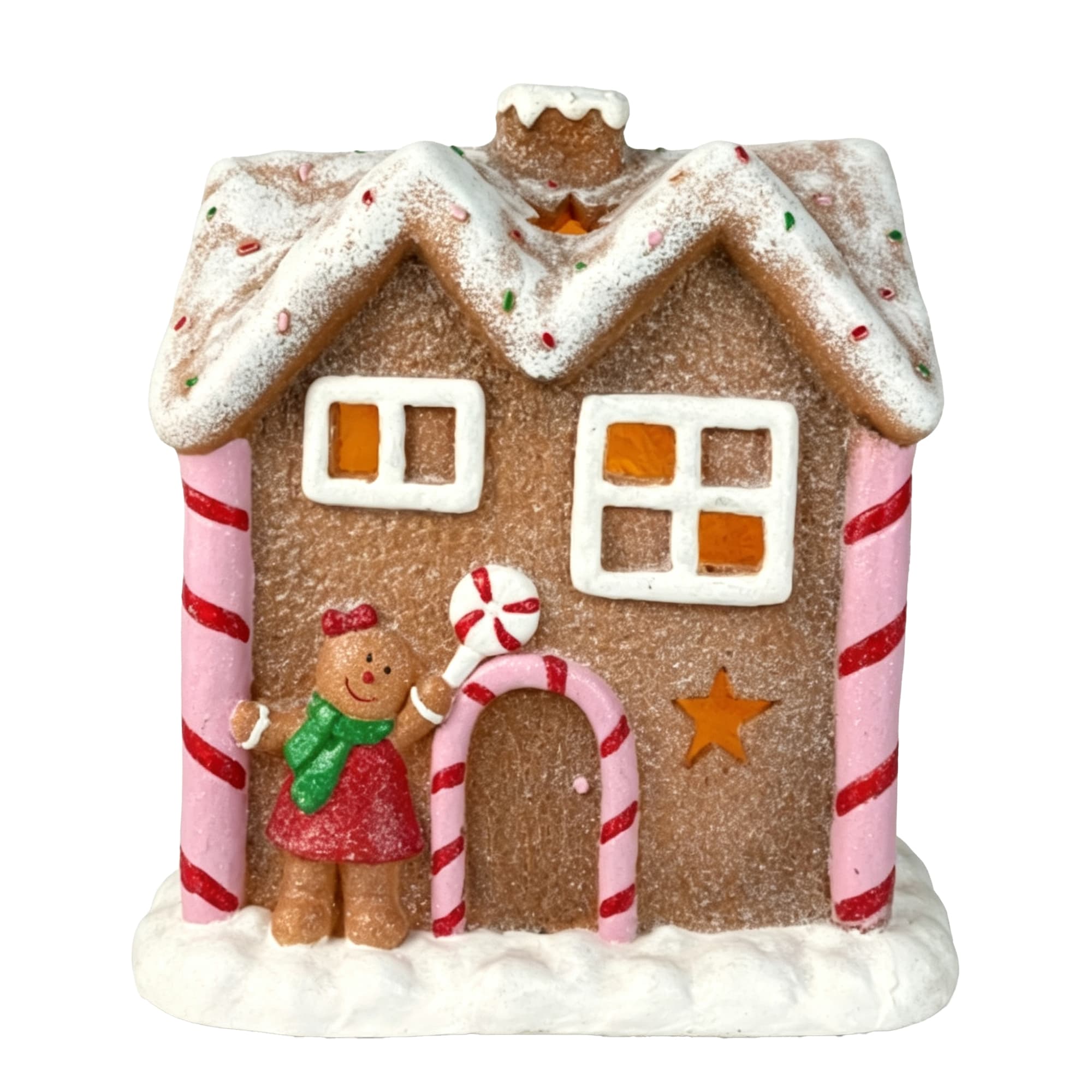 Small Gingerbread-Man Gingerbread House