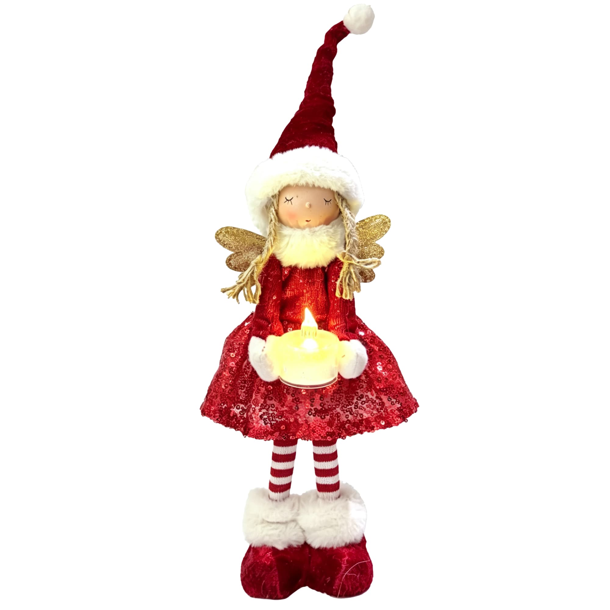 Large Size Red Standing Girl — image 1