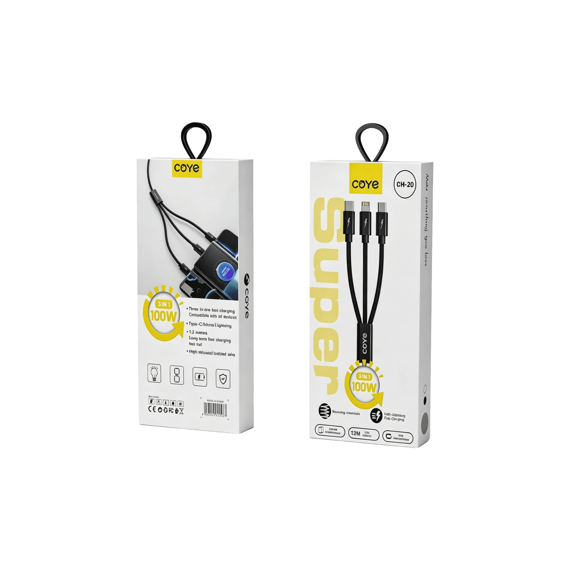 3-in-1 Multi Charging Cable CM-20