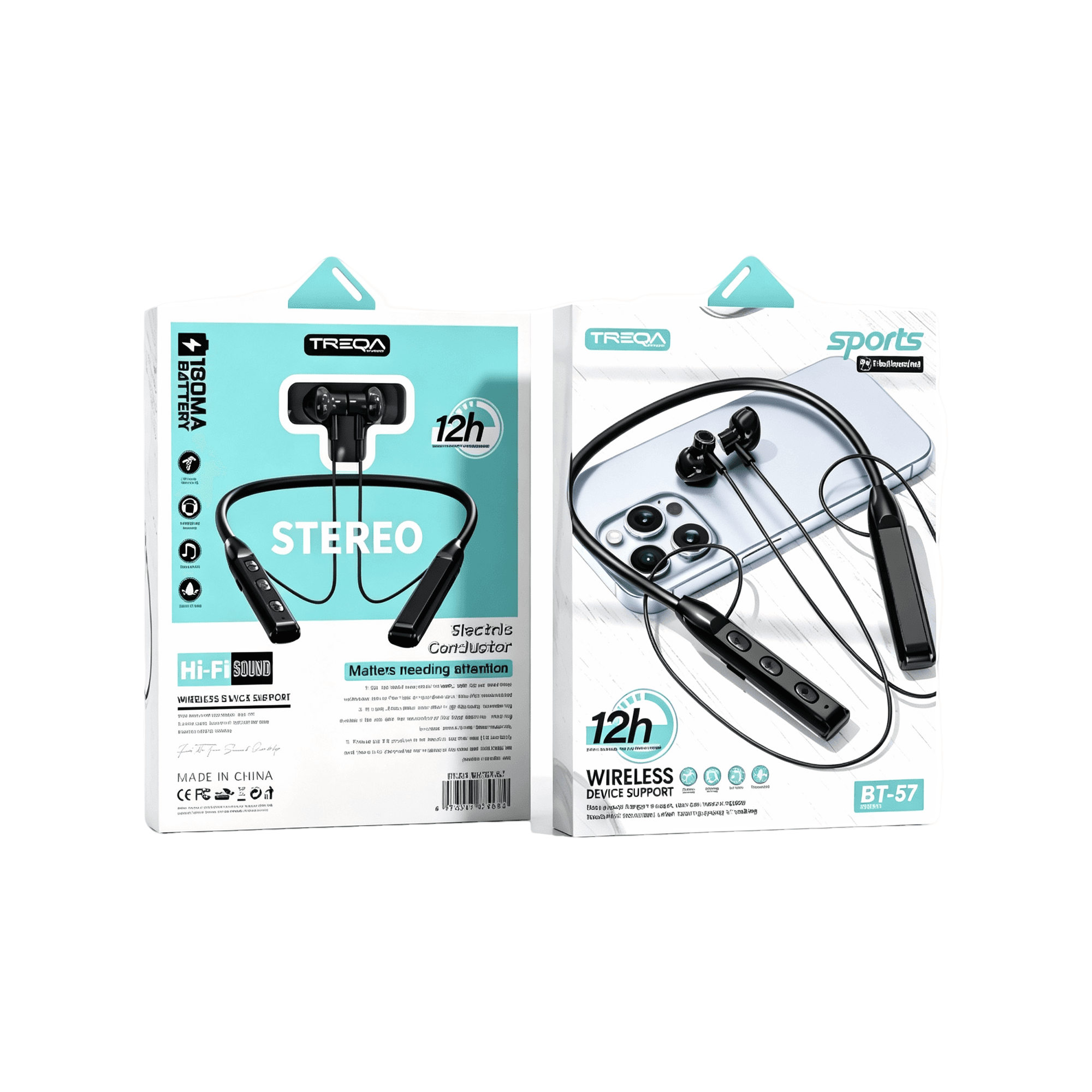 Neckband Bluetooth Headphones 1BT-57