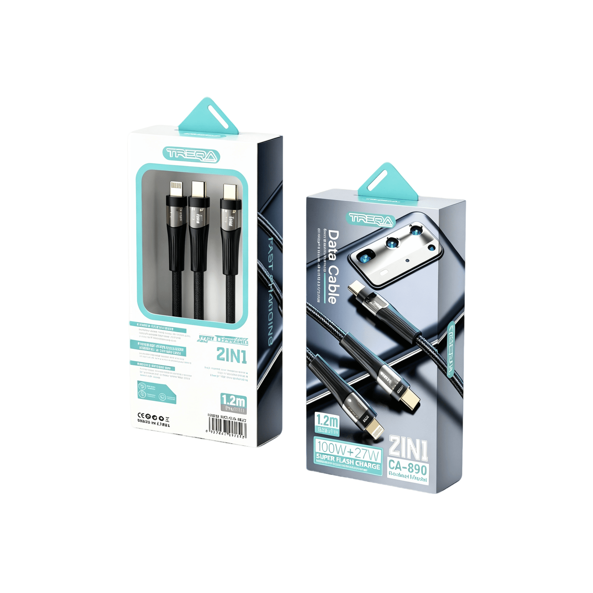 1 Meter Type-C to iOS Cable CA-890 — image 1
