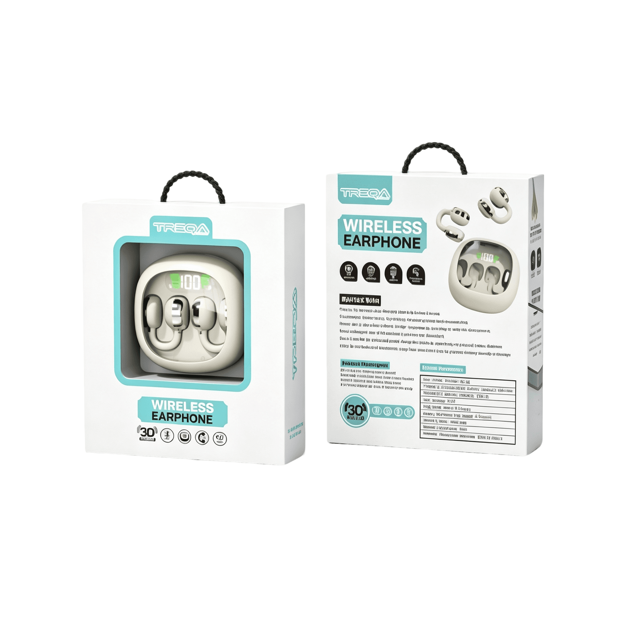 Clip-On Bluetooth Headphones 1BT-62