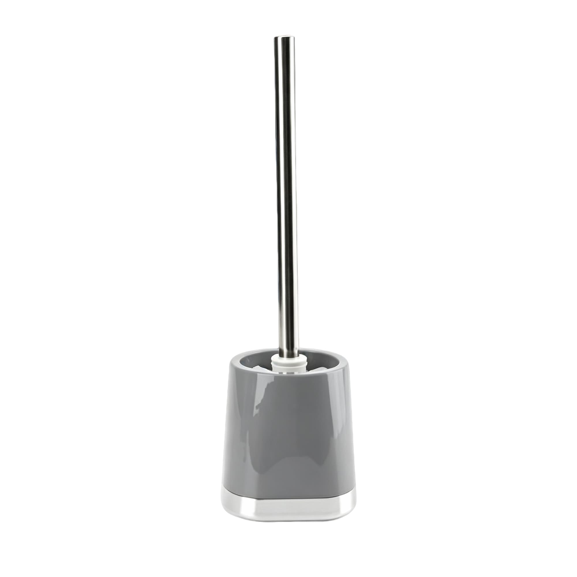 Plated-Finish Toilet Brush 8036-Grey, Item No.600799