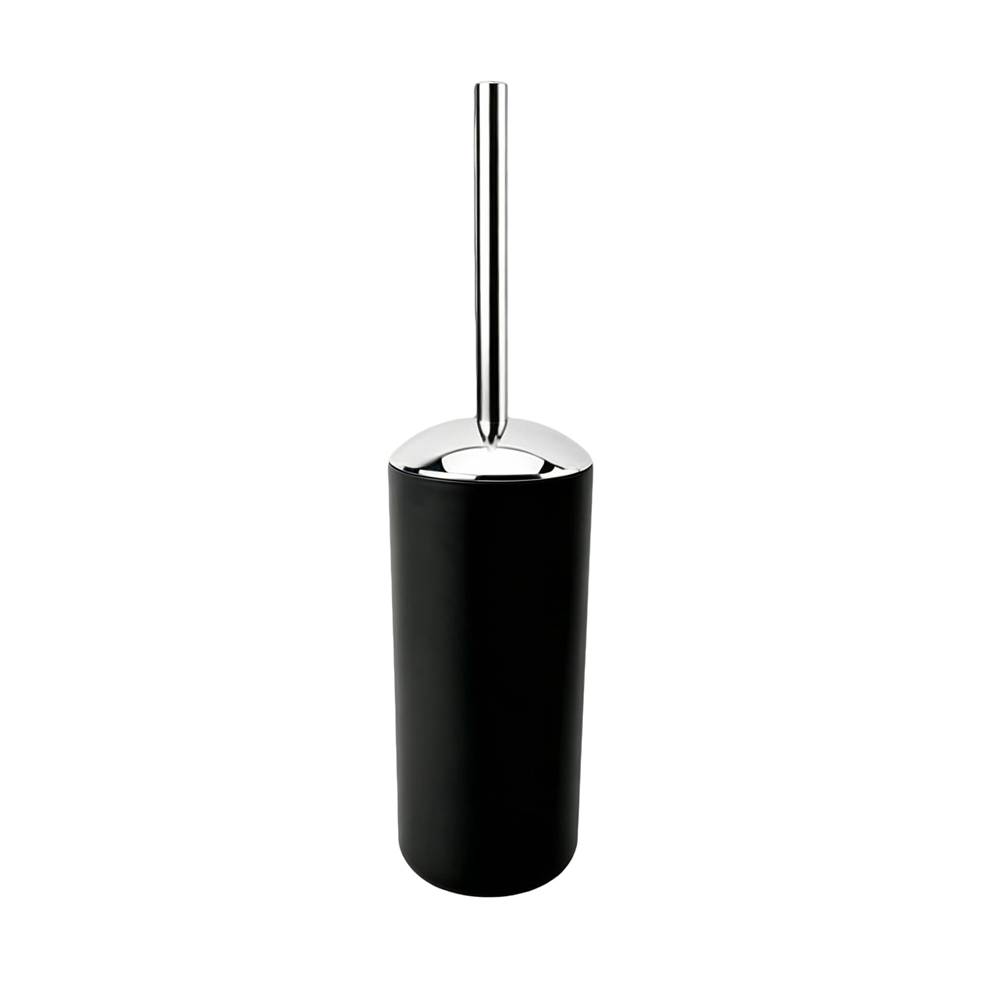 Plated-Finish Toilet Brush JS-8033-Black, Item No.610287
