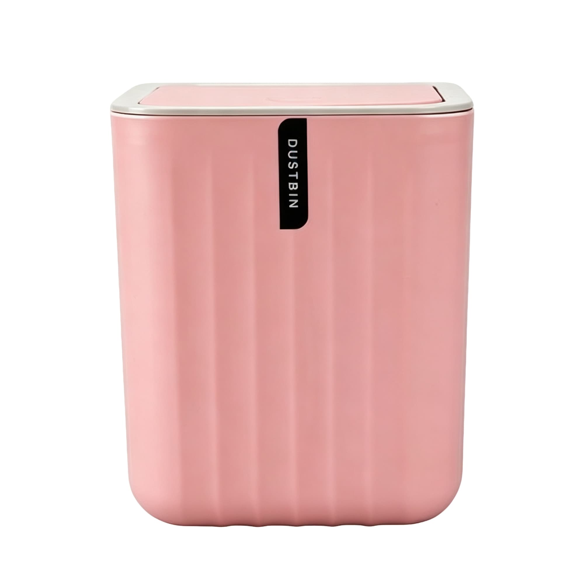 Ocean-Texture Pop-Up Trash Can-Light Pink, Item No.612409