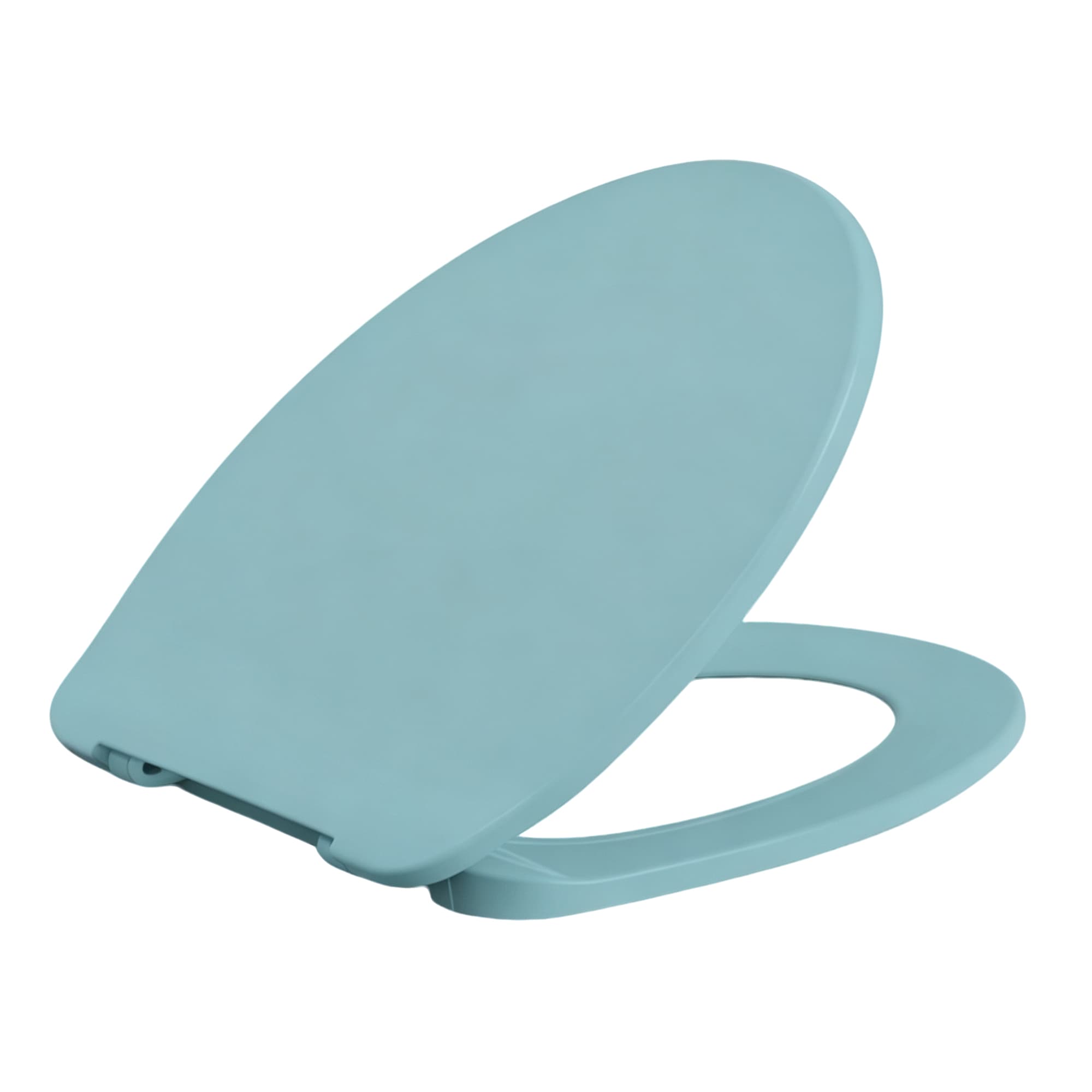 Solid-Plastic Toilet Seat-Morandi-Blue, Item No.610875
