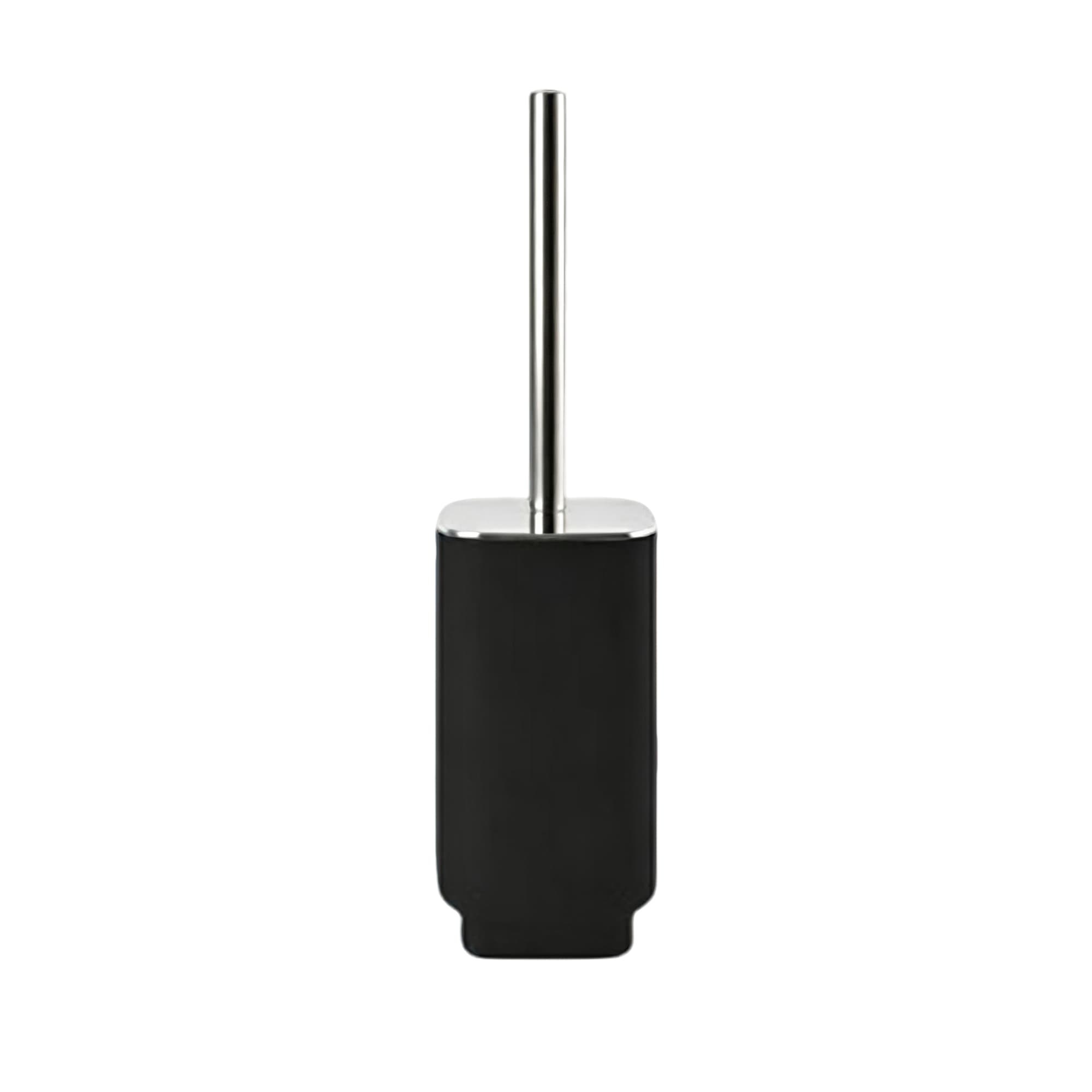 Square Plated-Finish Toilet Brush 7001-Black, Item No.610317
