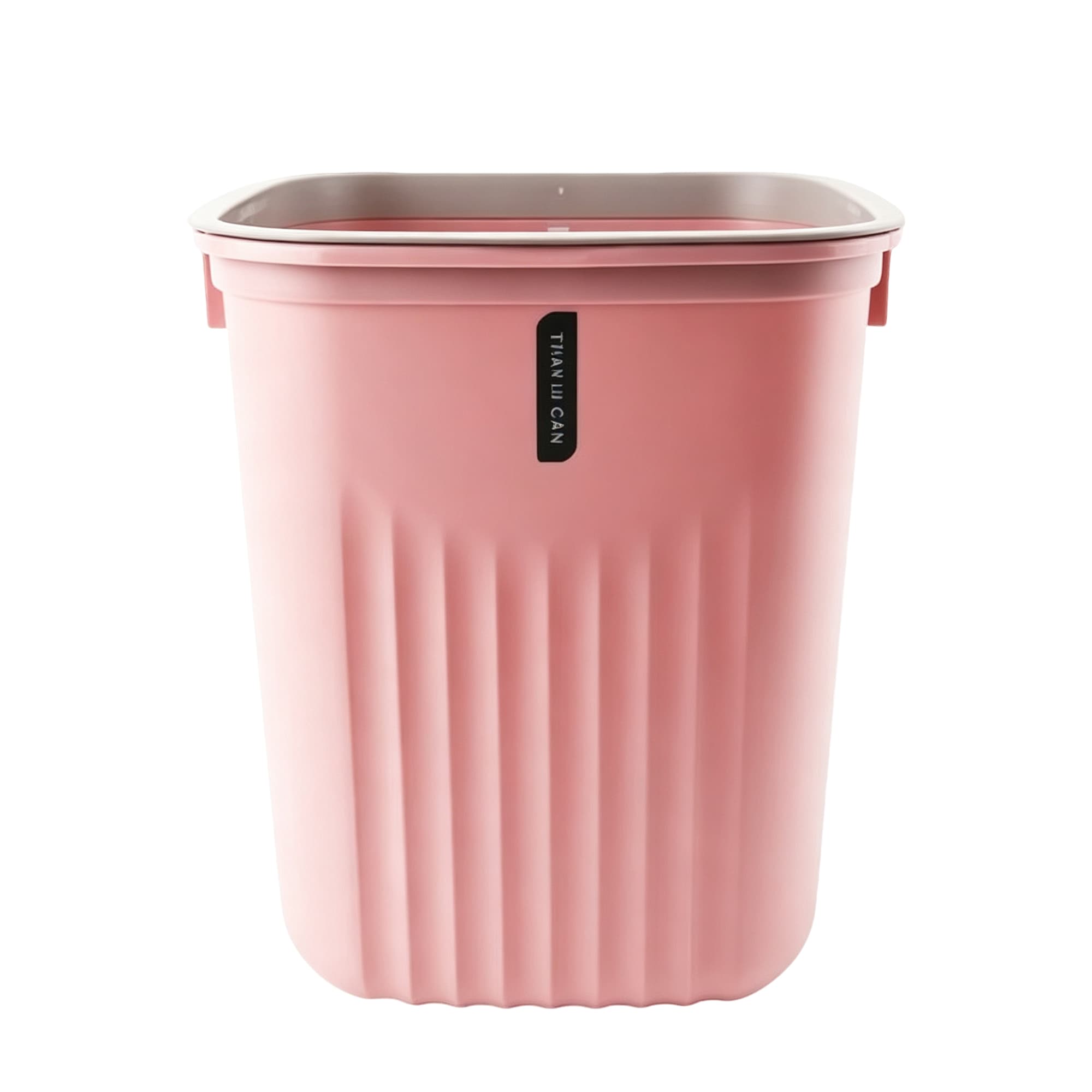Ocean-Texture Trash Can YS210317-6-Light Pink, Item No.612408