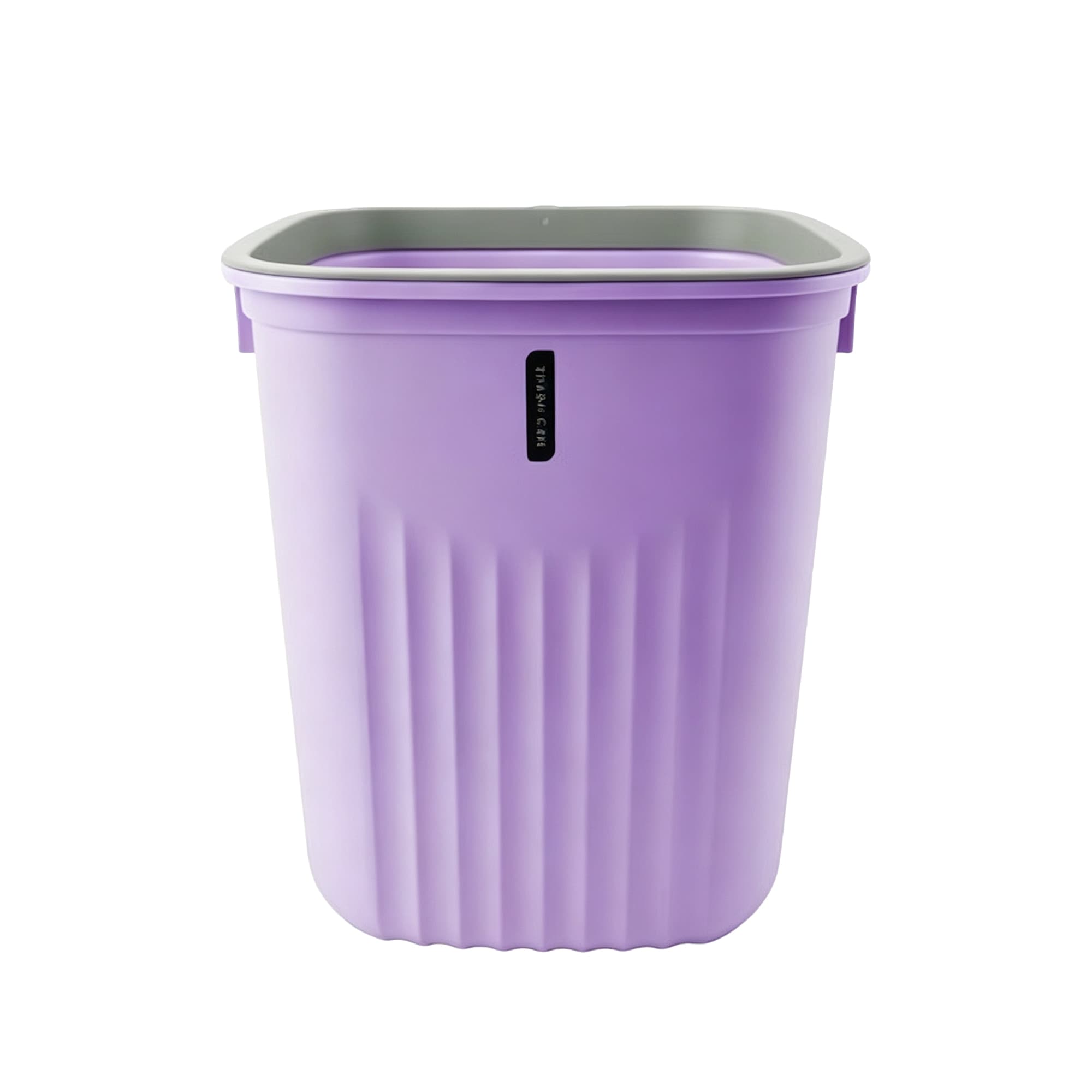 Ocean-Texture Trash Can YS210317-6-Light Purple, Item No.612160