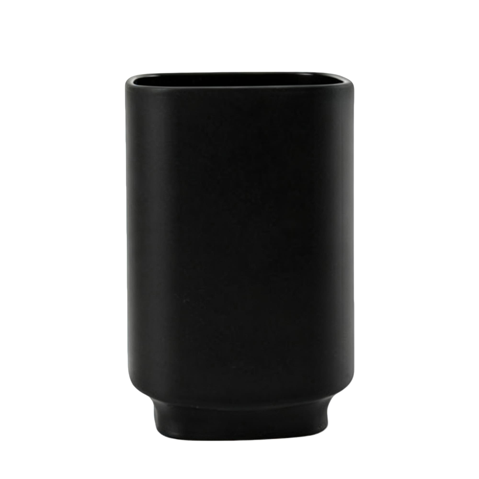 Square Toothbrush Cup-Black 7002, Item No.610364