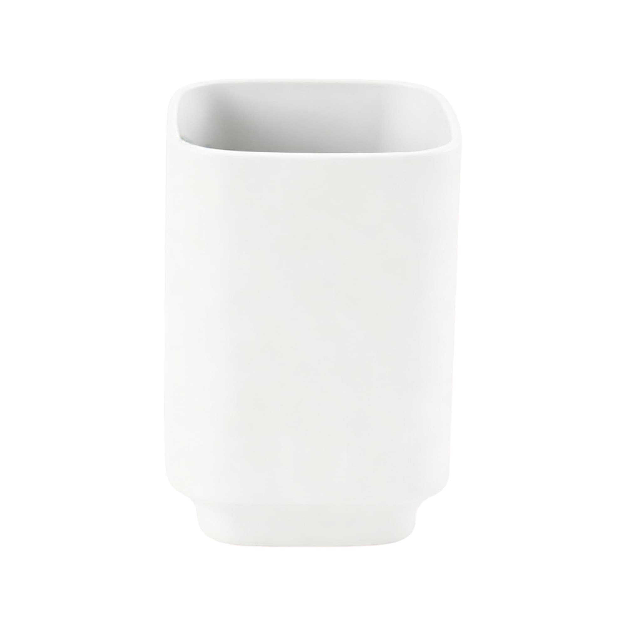 Square Toothbrush Cup 7001-White, Item No.610115 — image 1