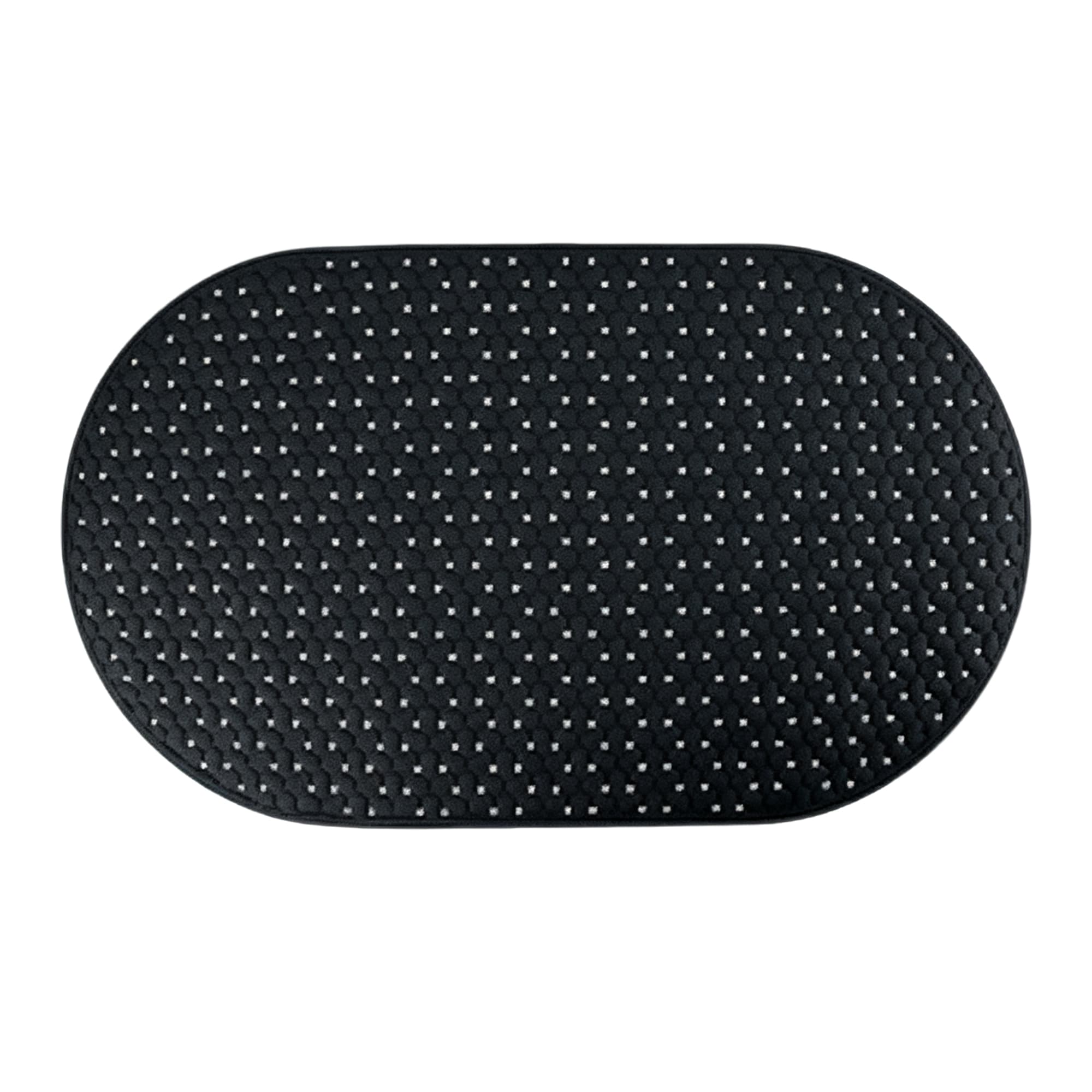 3D Textured Bath Mat 69x39cm-Black, Item No.610404