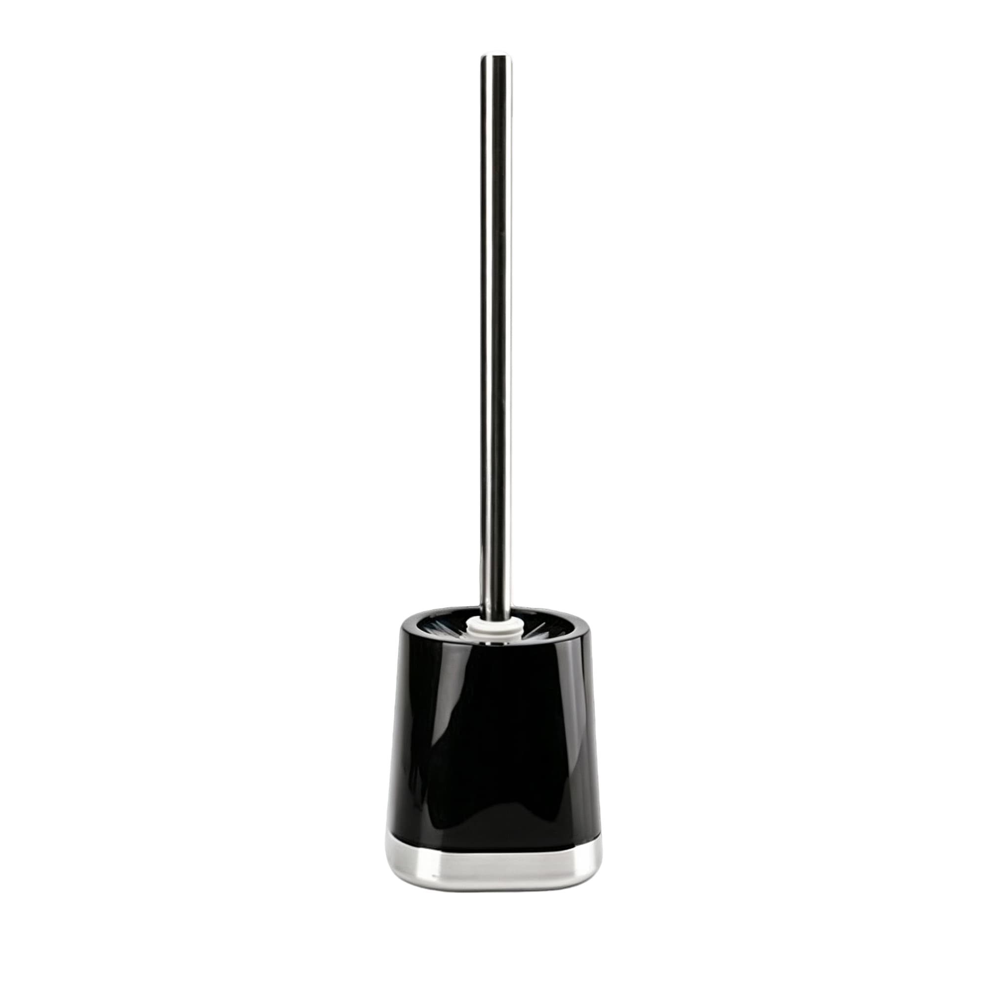 Plated-Finish Toilet Brush 8036-Black, Item No.610308