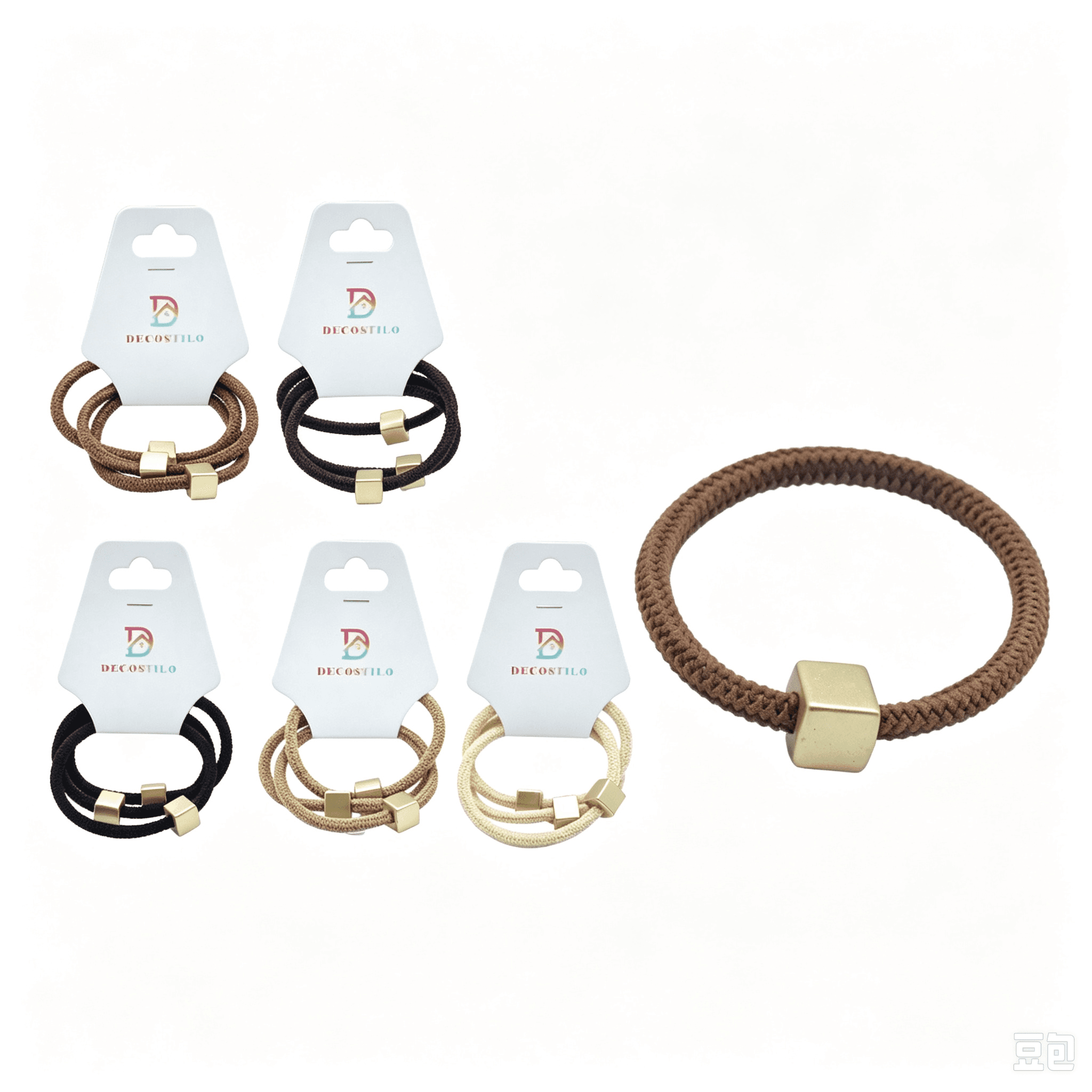 Hair Ties on Card