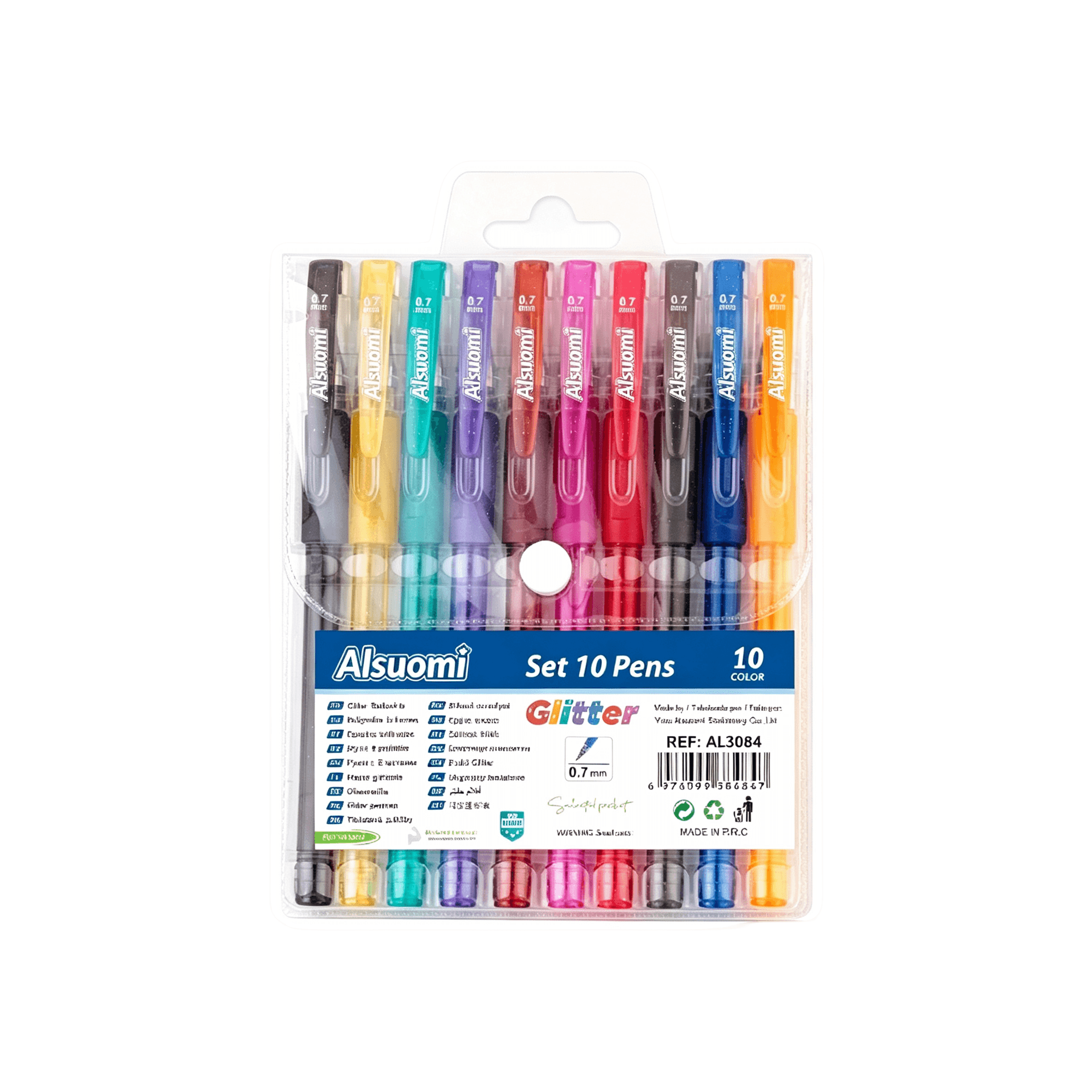 Triangular-Grip Pens, 10pcs