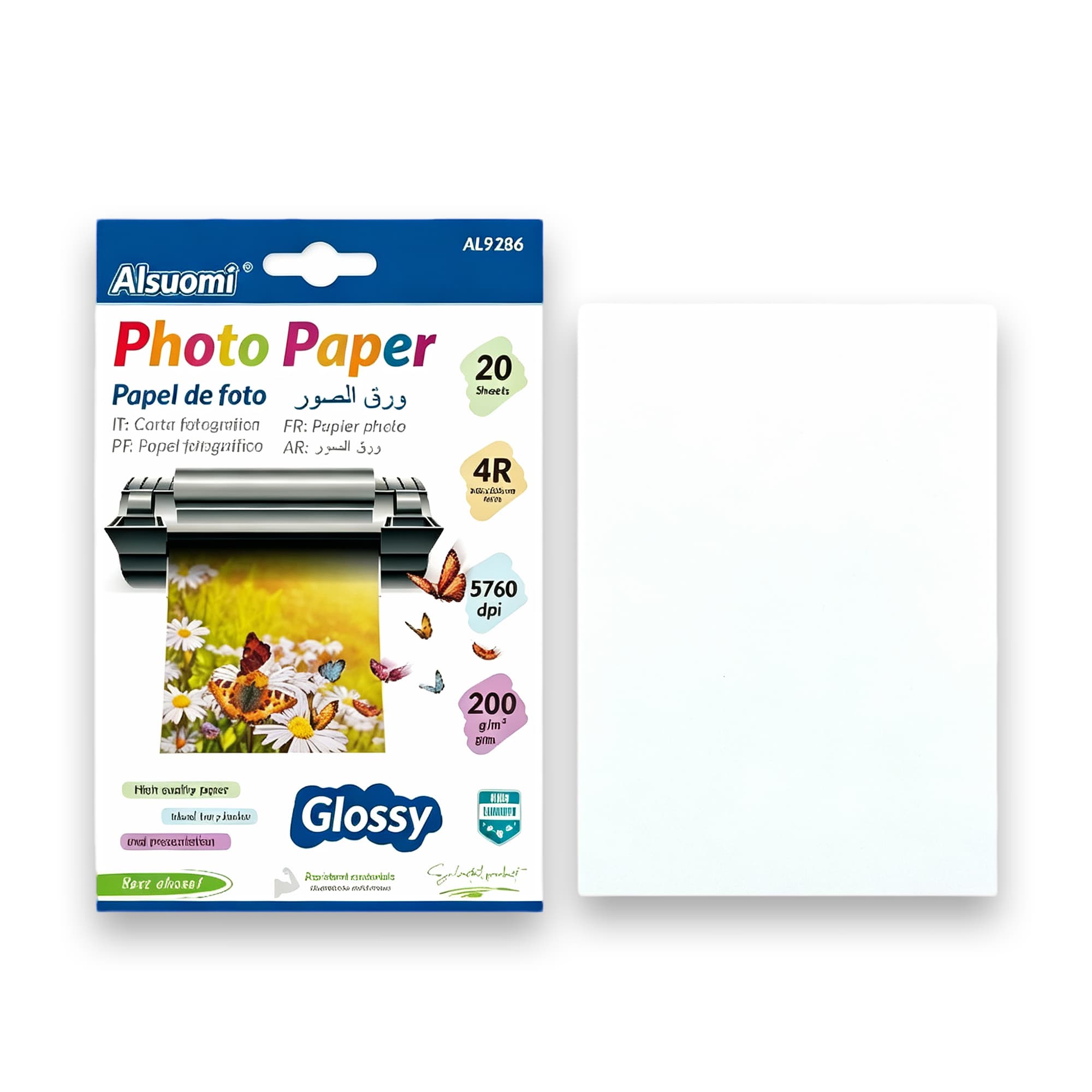 Photo Paper 4x6 Inch, 200gsm, 20pcs