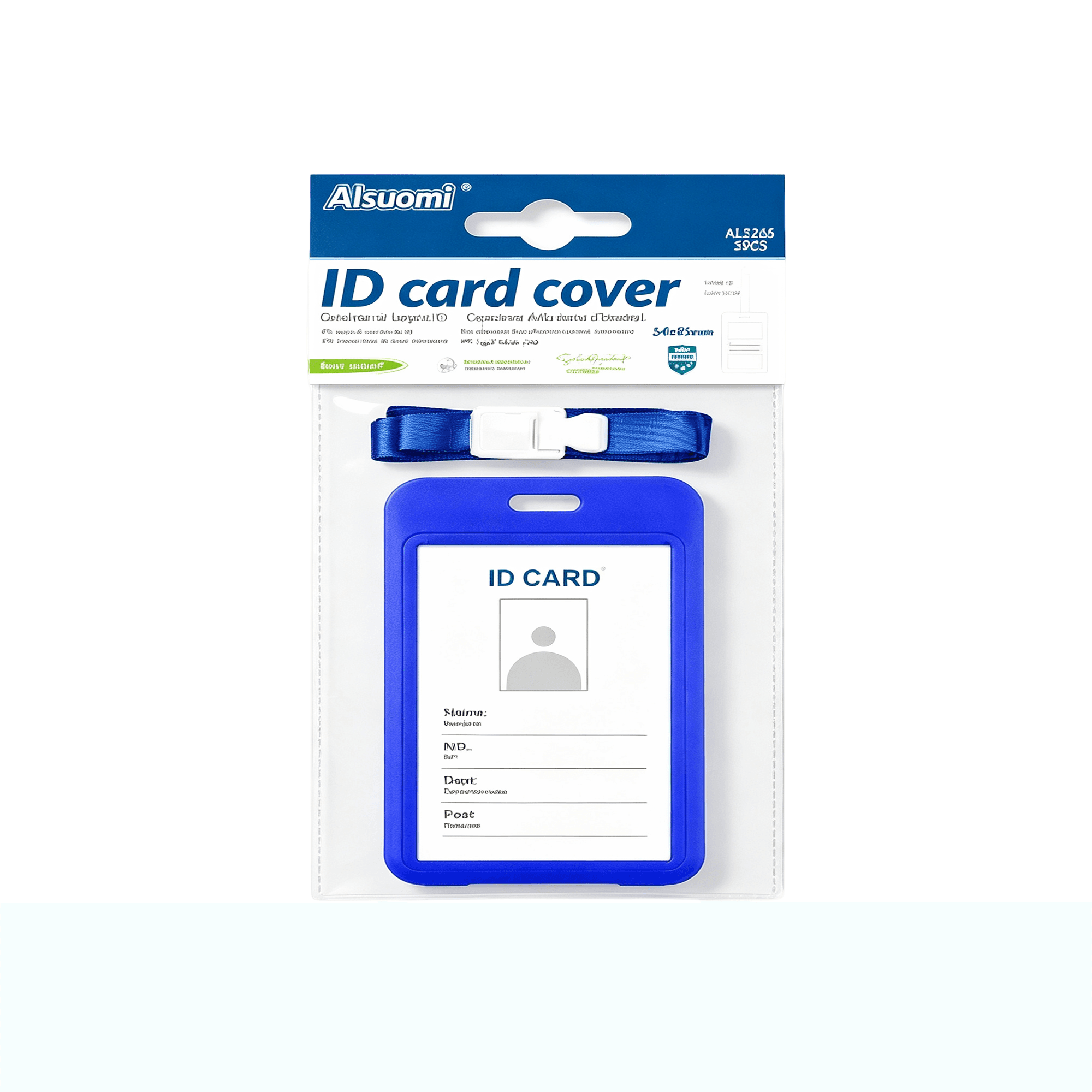 ID Badge Holder with Lanyard — image 1