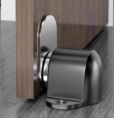 Door stopper, no drilling, floor-mounted, anti-collision, for bathroom and bedroom, door top, door catch, door stop