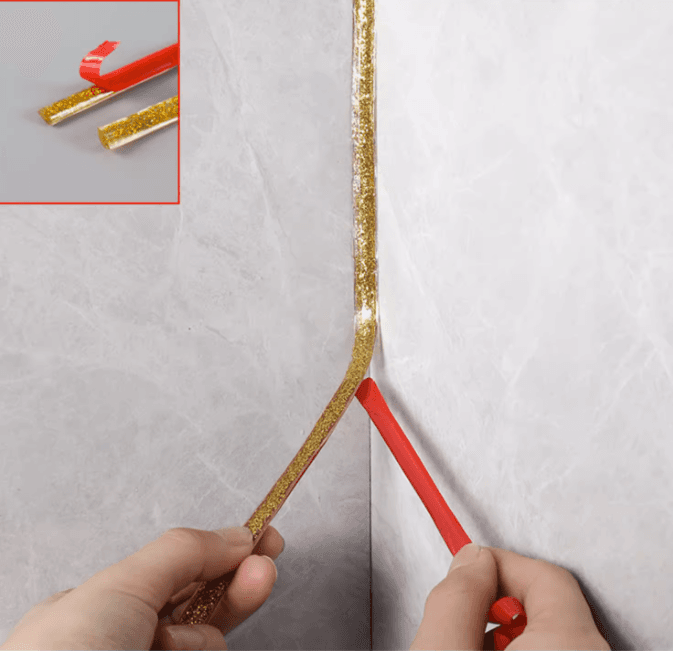 Kitchen Gap Seal Strip for Sink, Toilet, Stove and Bench Top - Waterproof Edge Seal, Anti-Mould Gap Filler, Splash Guard