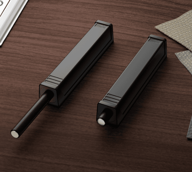 Cabinet door push-to-open mechanism, press-type auto rebound, handleless for wardrobes and drawers