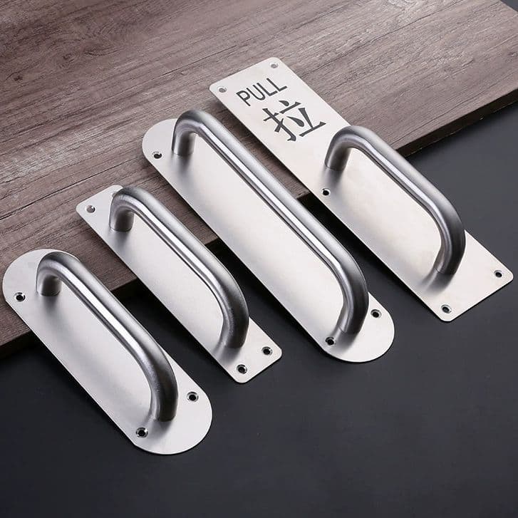 Heavy Duty Stainless Steel Door Pull Handle for Wooden and Fire Doors, Surface Mounted, Panic Exit Door Handle