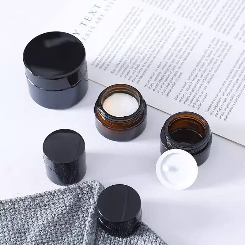 Cosmetic cream jar, foundation split bottle, travel portable general small sample glass lotion medicine bottle, small empty bottles