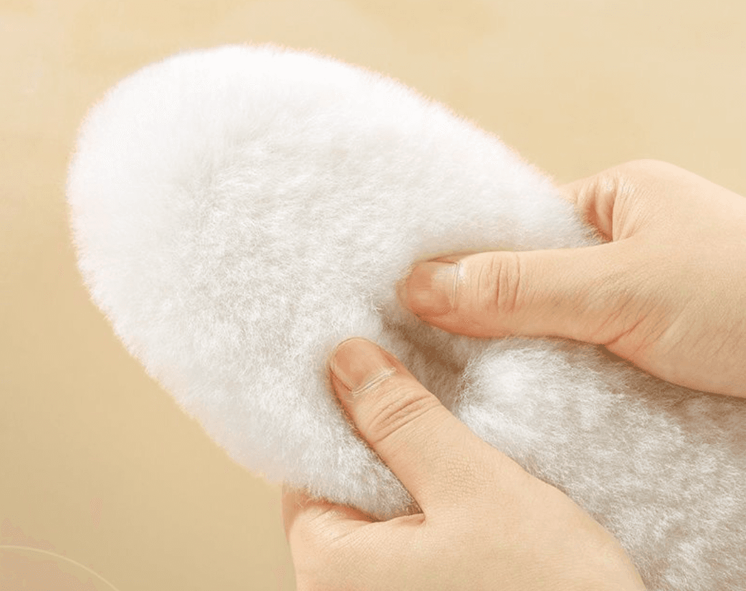 Winter Plush-Lined Faux Rabbit Fur Insoles for Men's and Women's Snow Boots