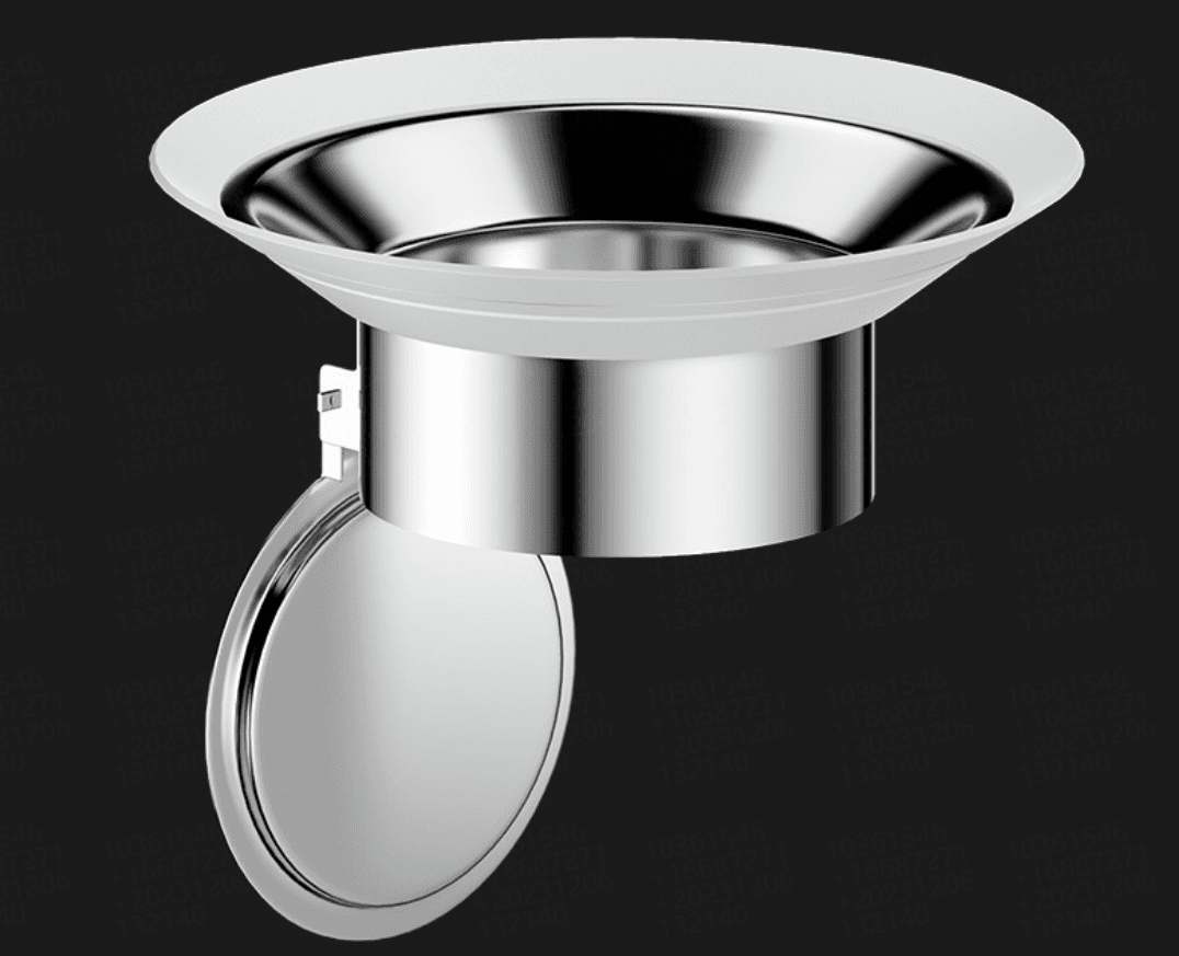 Stainless Steel Toilet Odour Trap Plug for Squat Pans and Pedestal Pans