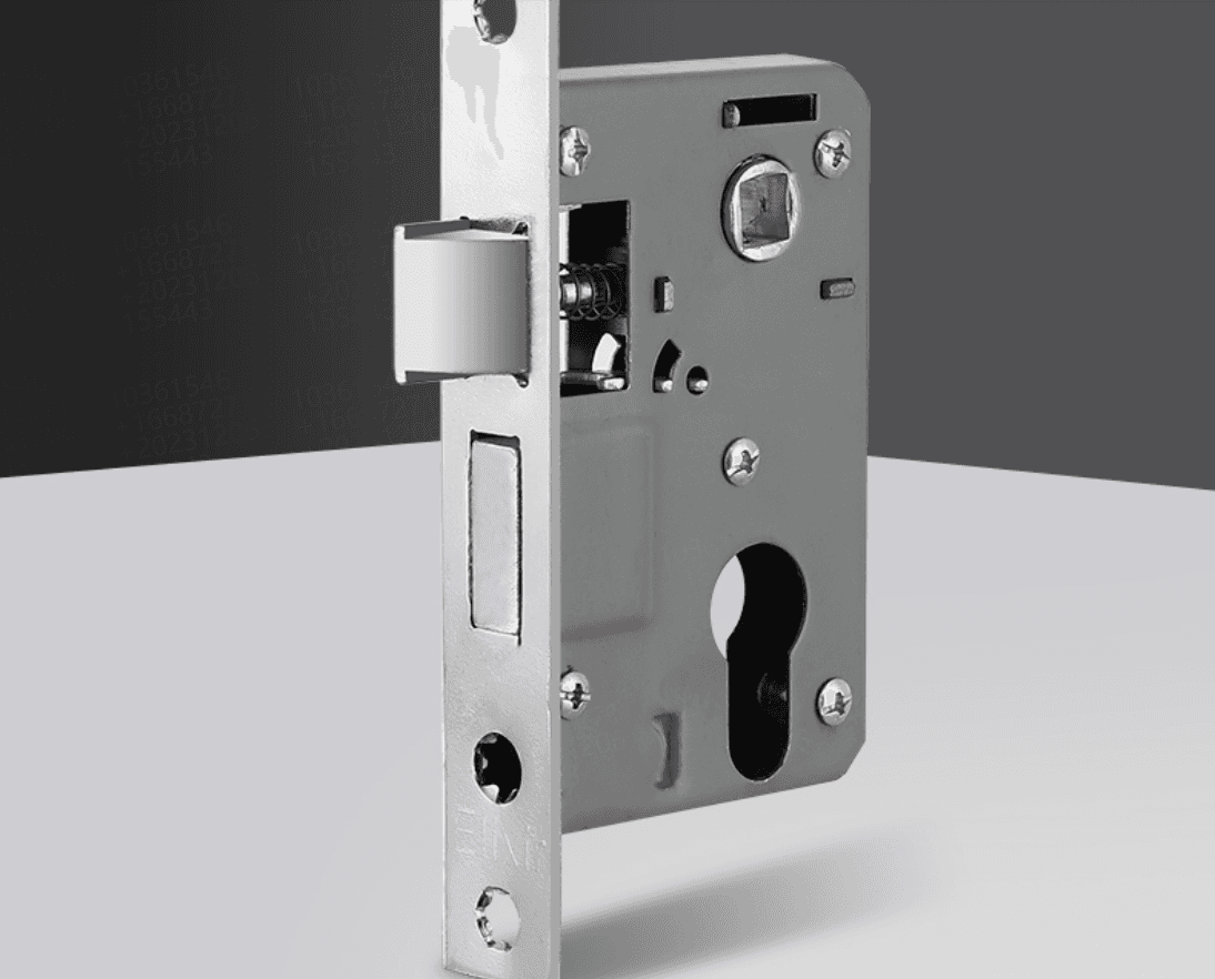 Universal latch for wooden interior doors, bedroom lock replacement part