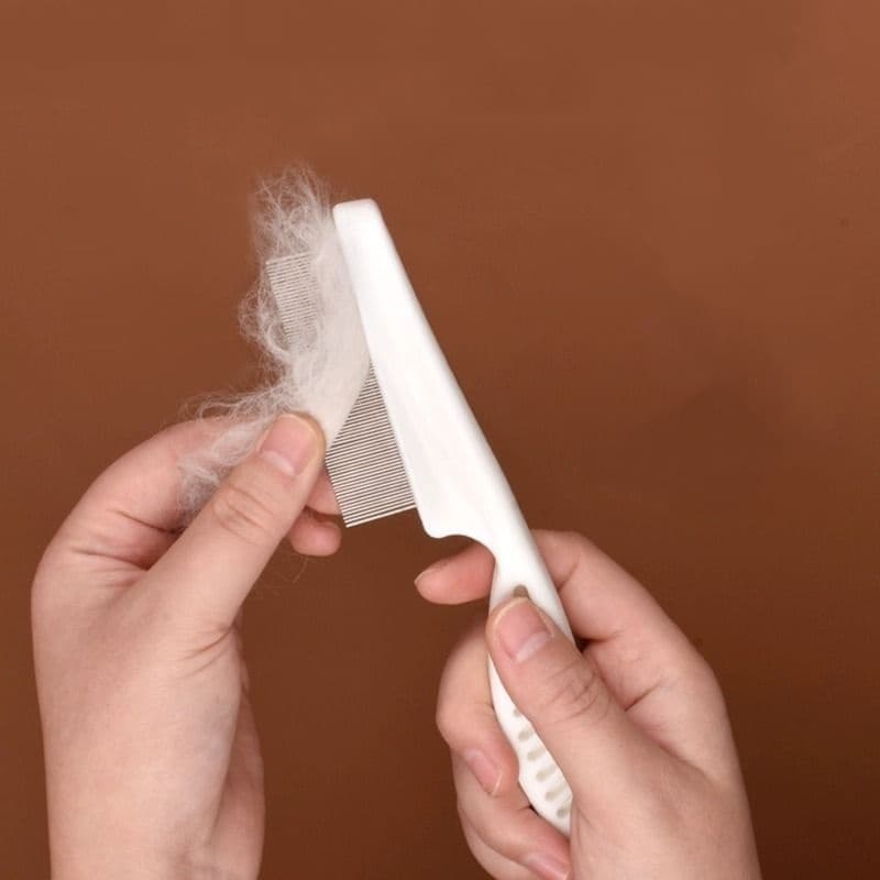 Pet Cat Dog Mouth Hair Comb Fine Tooth Small Comb Face Cleaning Flea Comb