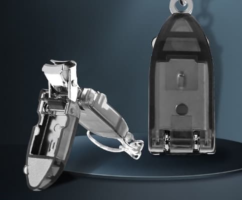 Diamond King Mini Folding Nail Clipper with Keychain