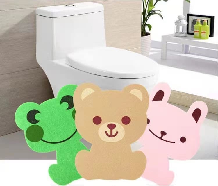 Toilet deodorising sticker, cartoon, extra thick, for toilet and bathroom odour removal