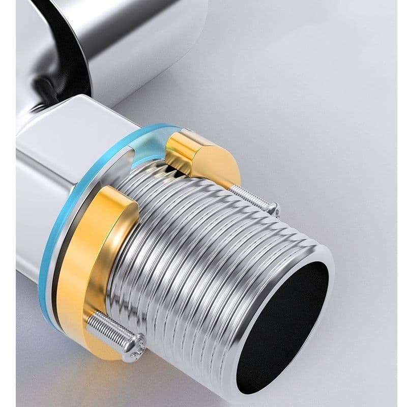 Kitchen tap anti-loosening nut fixing bracket accessory for hot and cold basin tap mount
