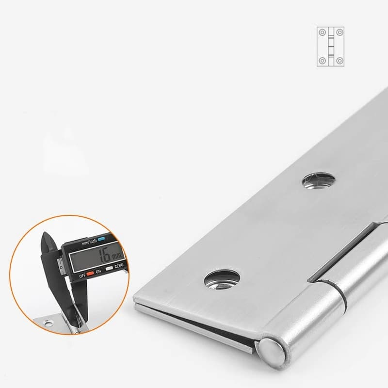 Mini Cabinet Door Hinge - Small Timber Door Iron Hardware 2/3/4 Inch Stainless Steel Micro Louver Reinforced Side Opening