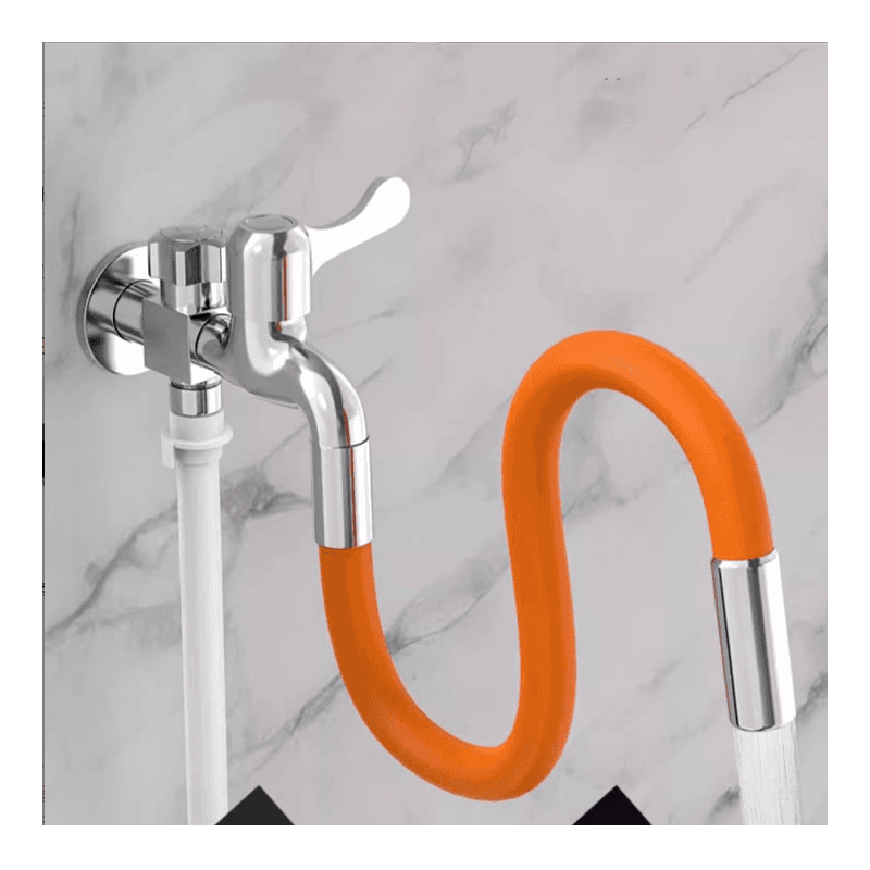 Universal Silicone Faucet Extender for Kitchen and Bathroom, Anti-Splash Nozzle